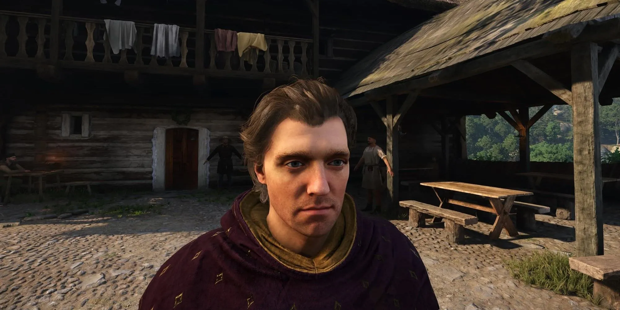 Nhân vật Henry trong Kingdom Come Deliverance 2 với kiểu tóc tùy chỉnh từ mod