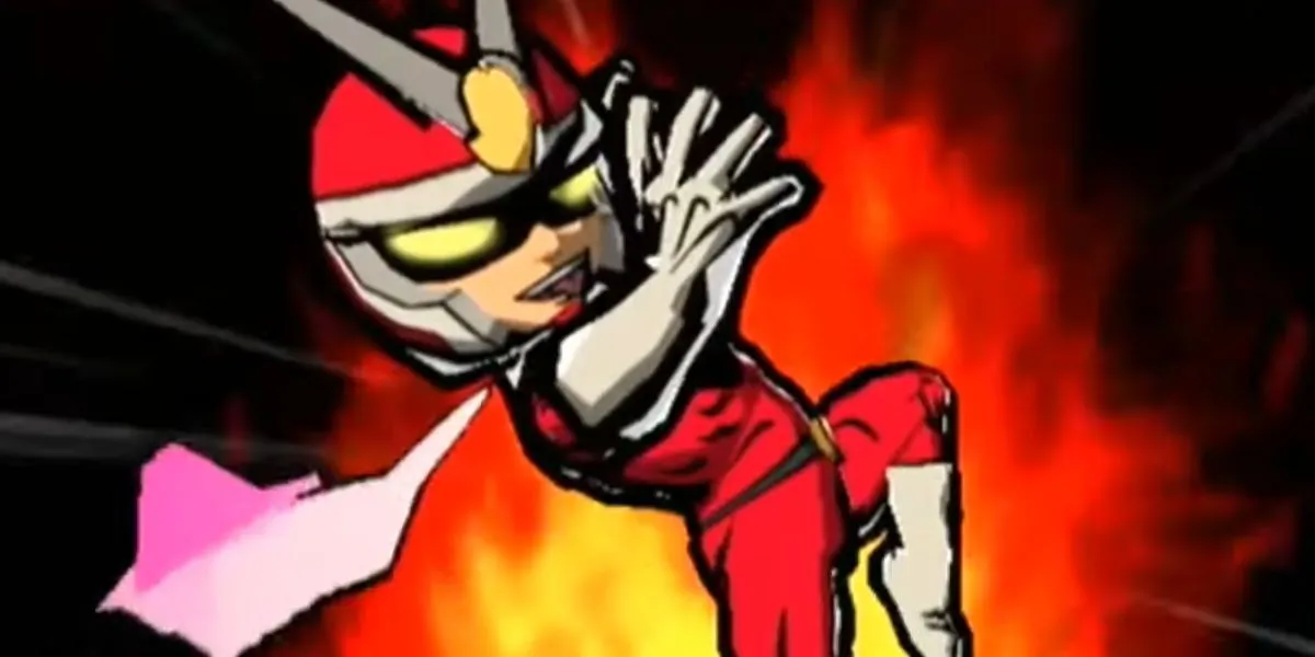 Nhân vật Joe biến hình thành Viewtiful Joe đầy phong cách trong game hành động cùng tên