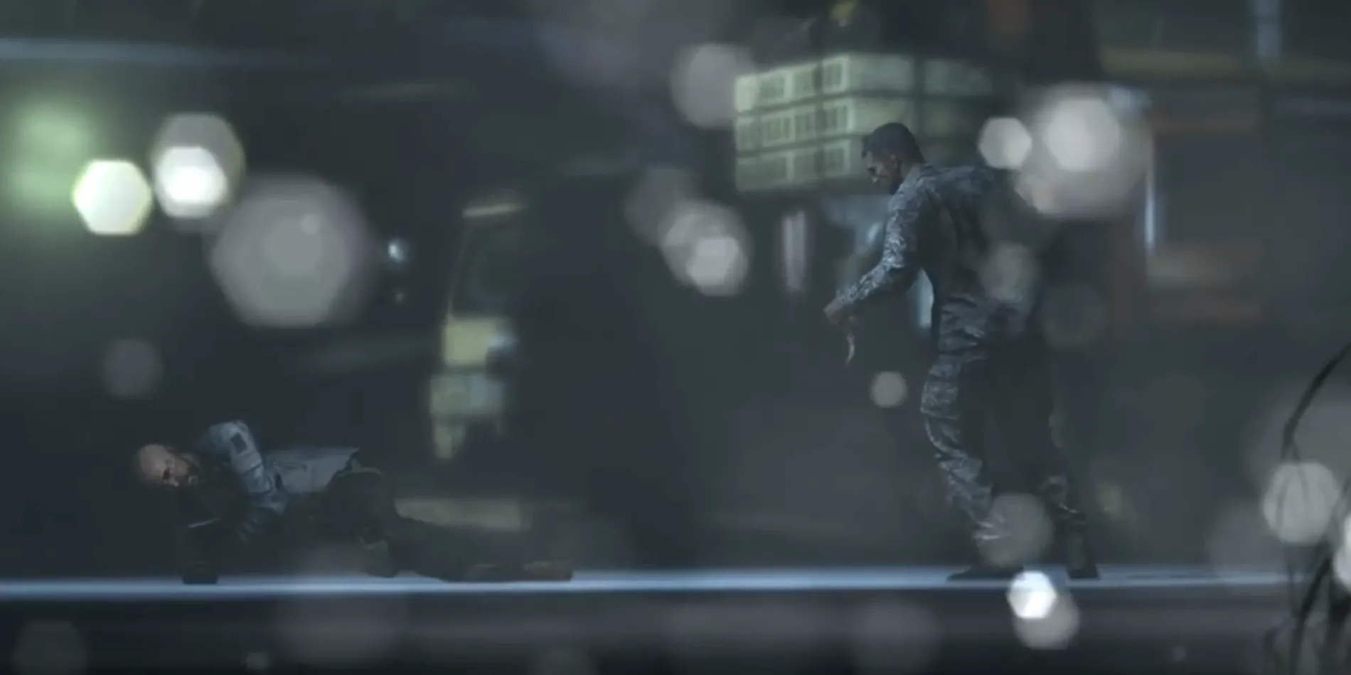 Nhân vật Majid Sadiq bị truy đuổi trong Splinter Cell Blacklist, một boss fight căng thẳng