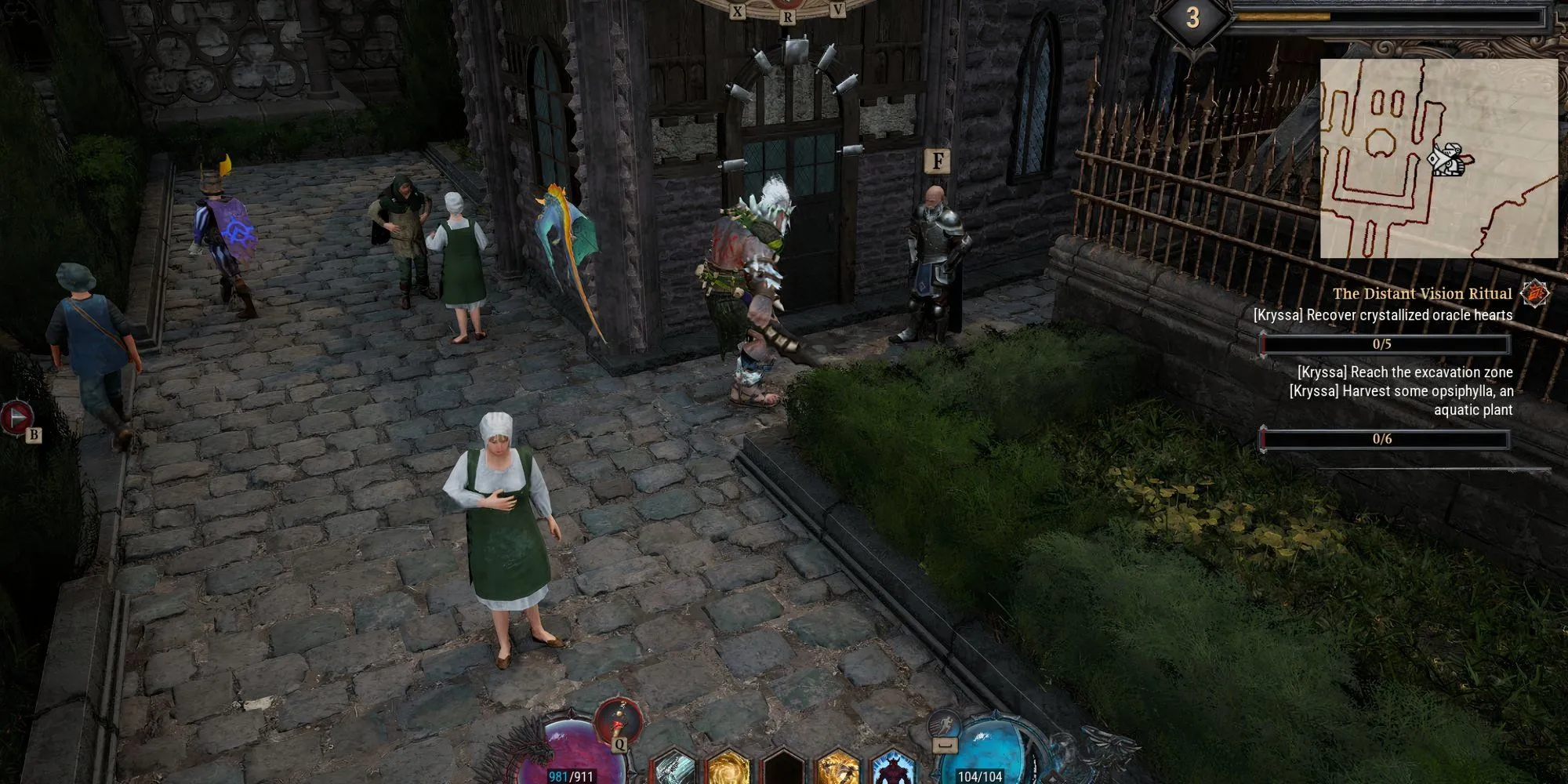 NPC điều chỉnh độ khó tại The Order's Garrison trong Dragonkin The Banished