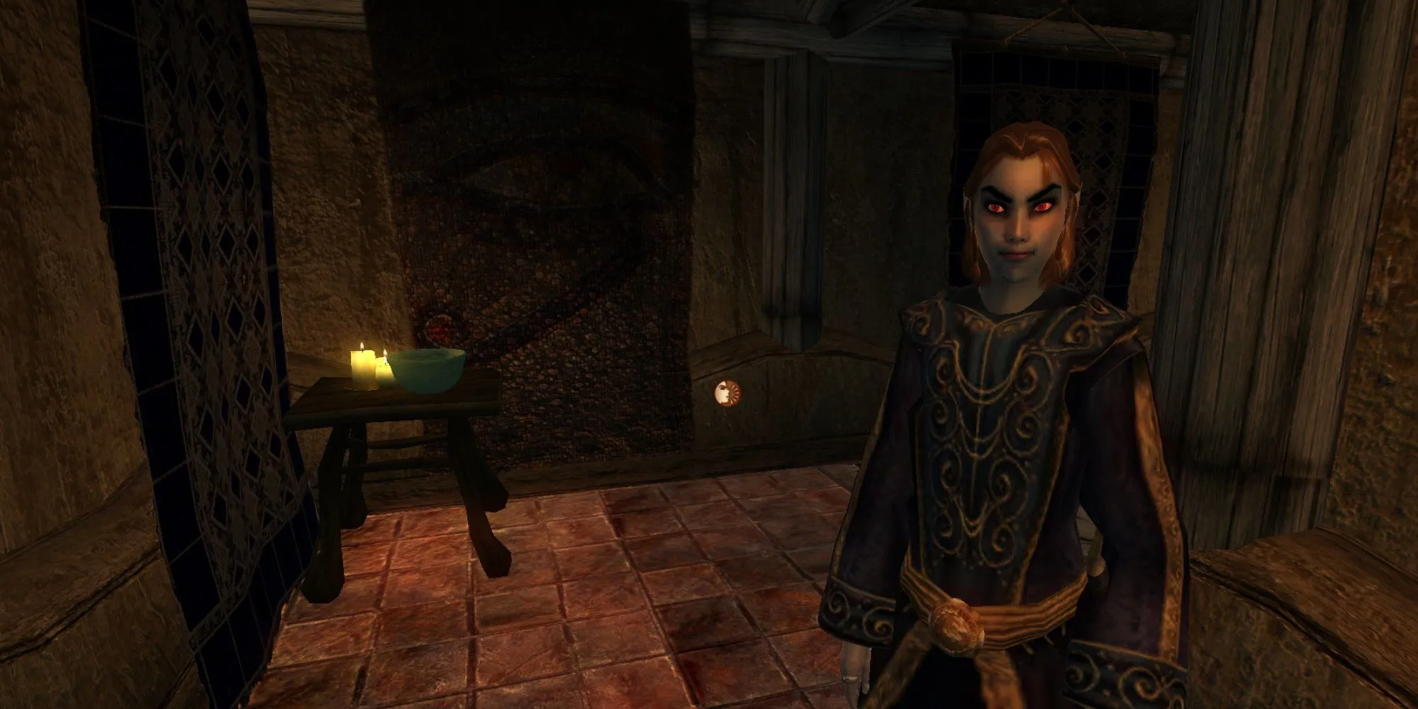 NPC Ranis Athrys, thủ lĩnh Balmora, trong The Elder Scrolls III: Morrowind