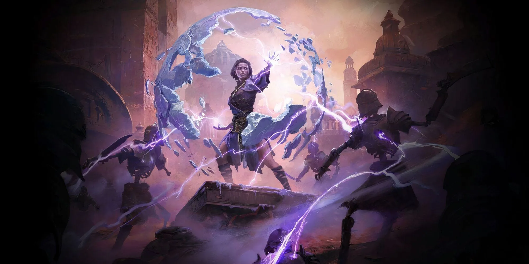 Nữ pháp sư Stormweaver Path of Exile II niệm phép Spark