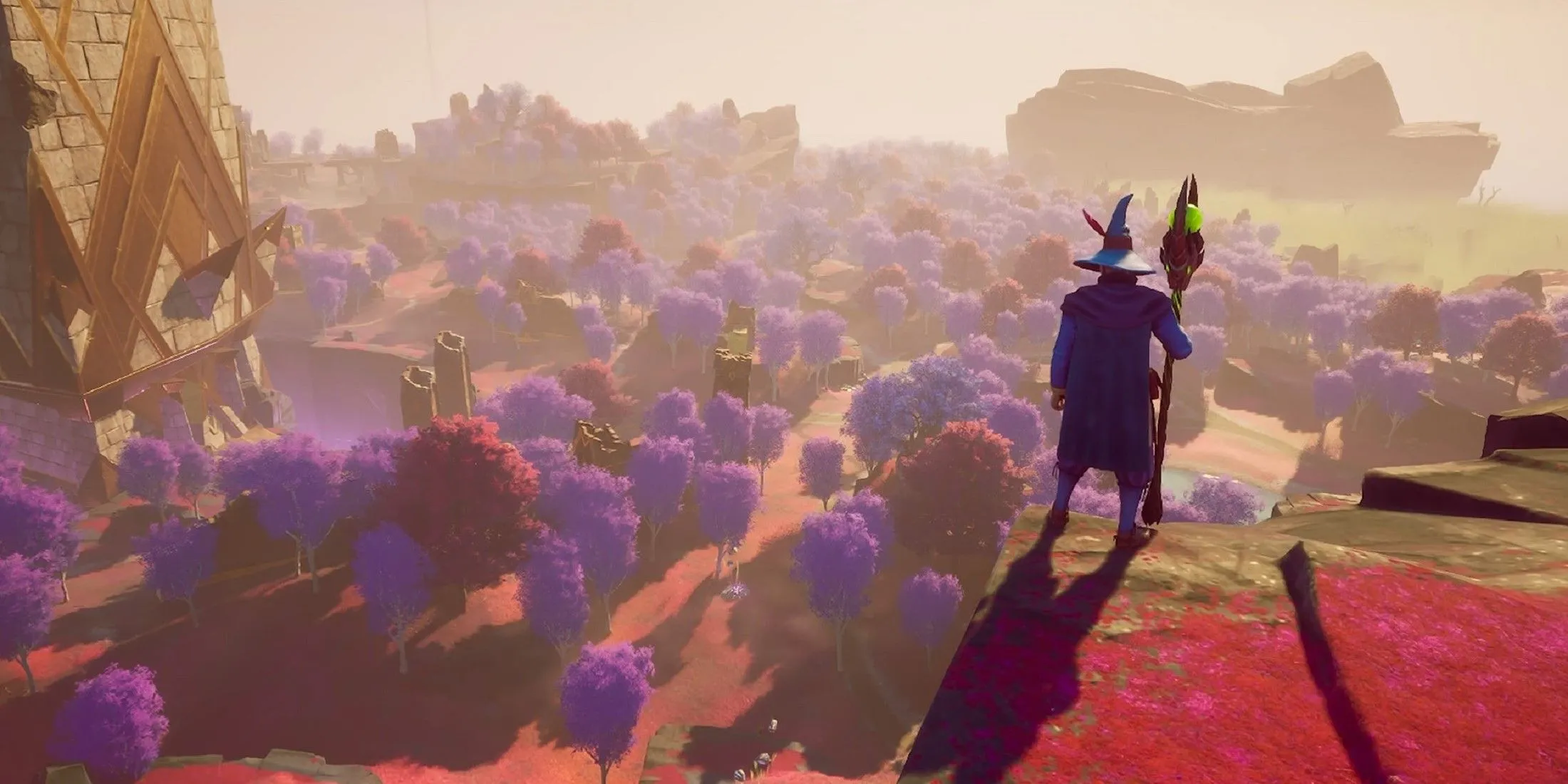 Pháp sư khám phá khu rừng tăm tối trong RuneScape: Dragonwilds