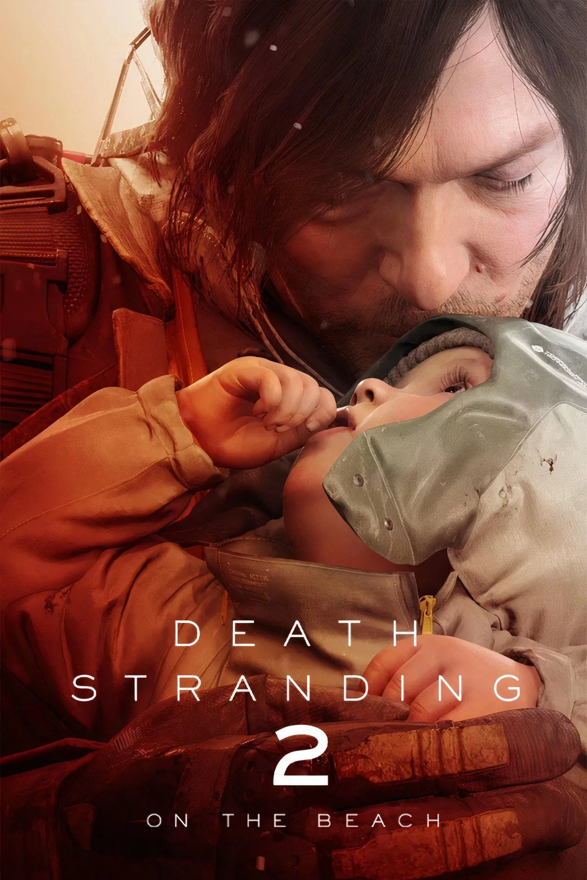 Poster chính thức của Death Stranding 2: On The Beach với hình ảnh nhân vật chính.