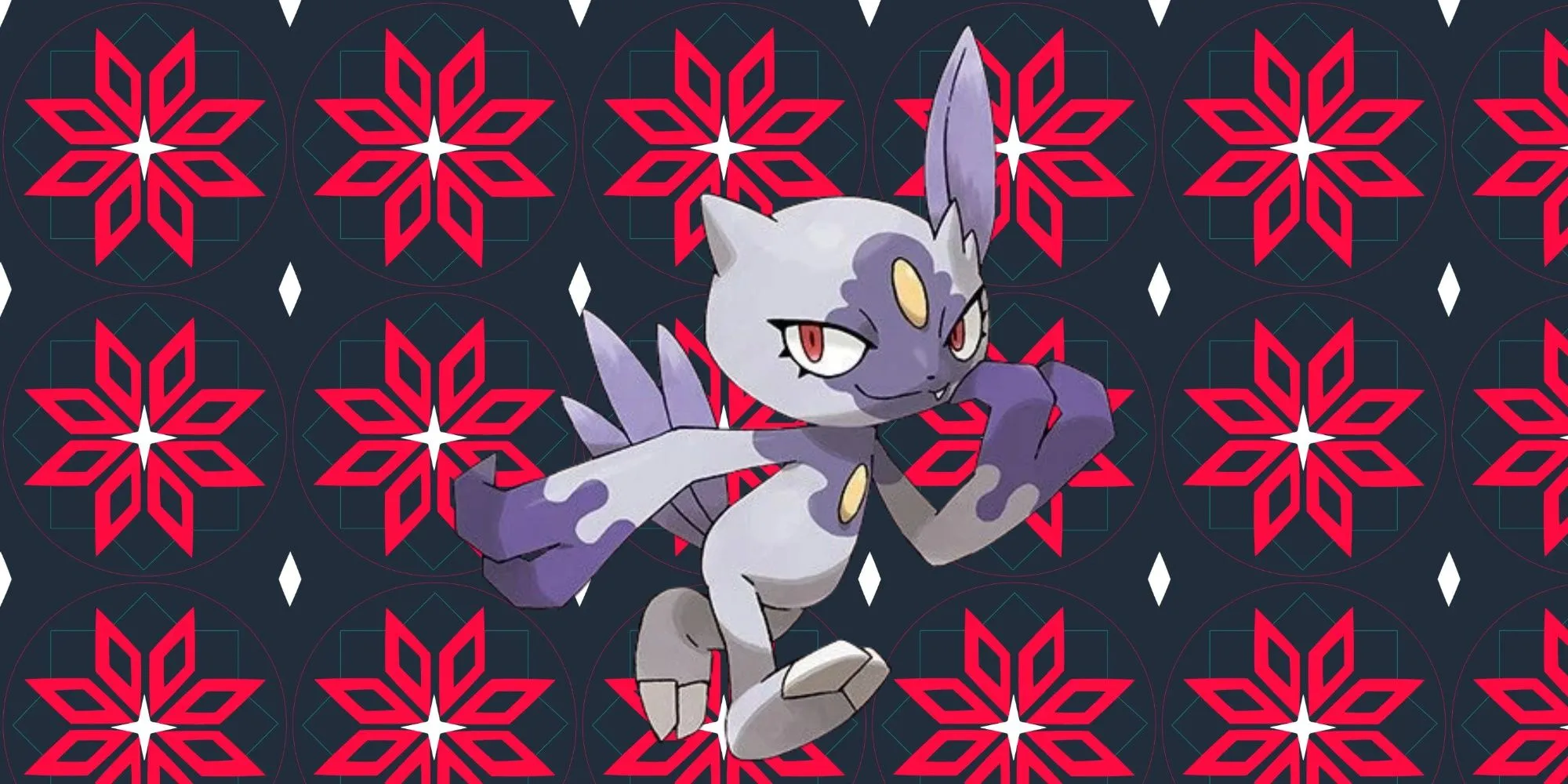 Sneasel Hisui hệ Giác Đấu Độc với bộ lông trắng tím