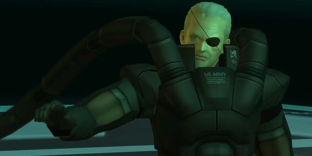 Solidus Snake, nhân vật và boss biểu tượng trong Metal Gear Solid 2 Sons of Liberty
