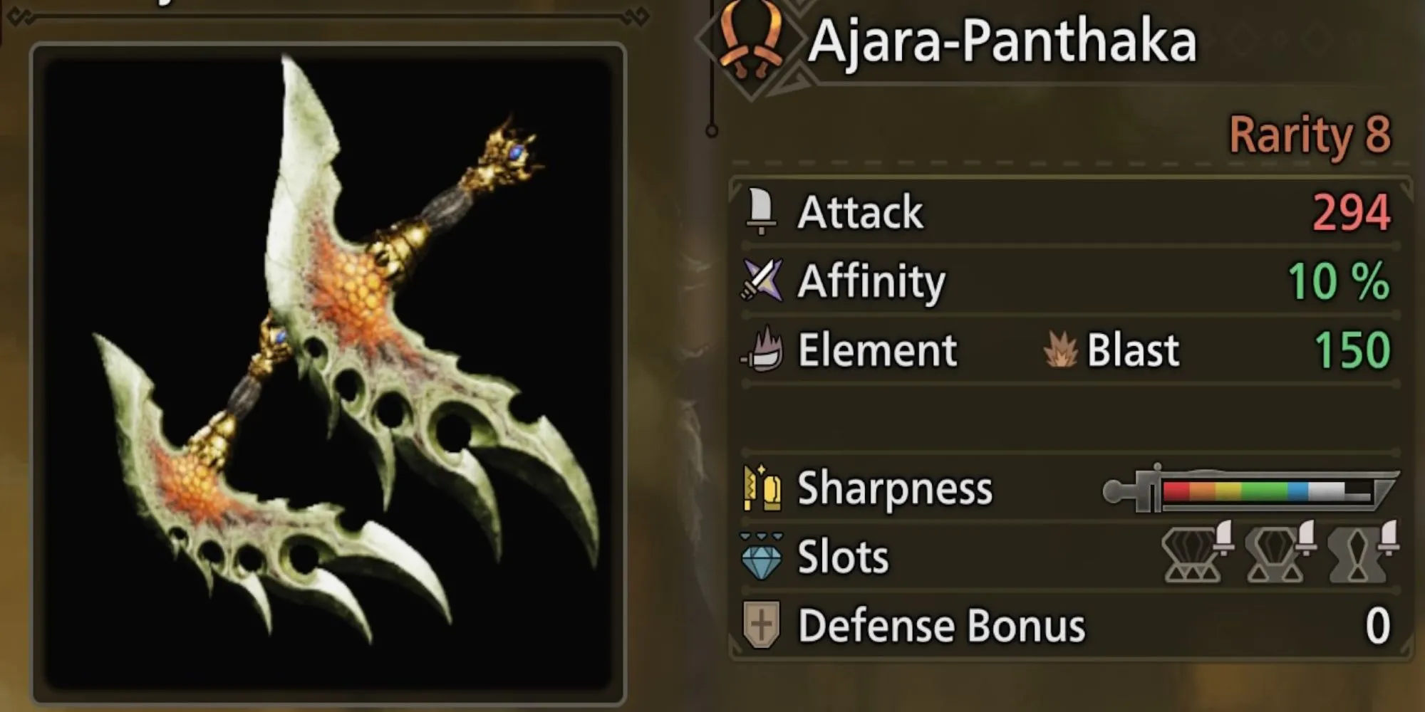 Song Đao Ajara-Panthaka với hiệu ứng nổ Blast trong Monster Hunter Wilds