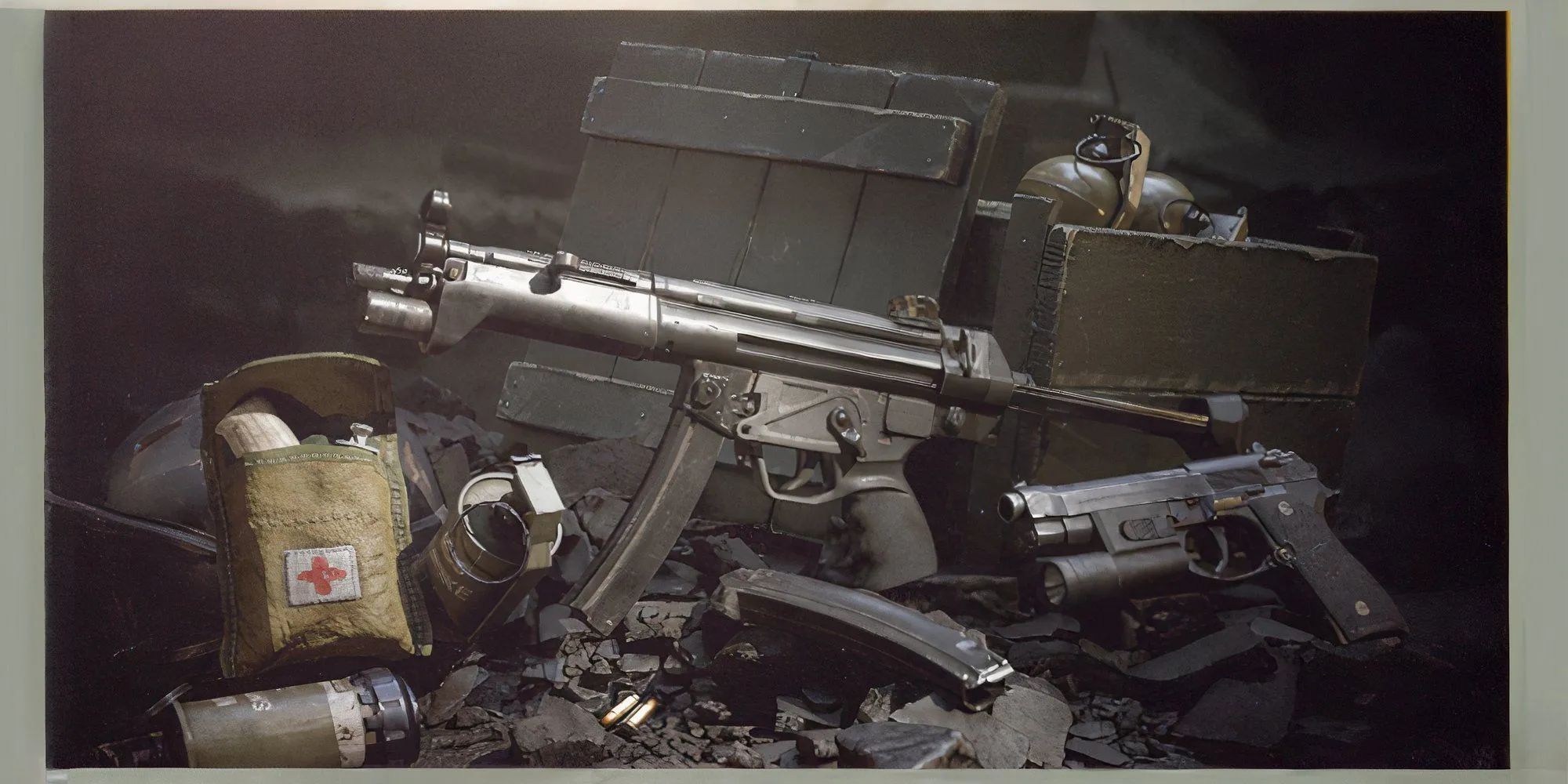 Súng tiểu liên MP5 trong Delta Force Black Hawk Down