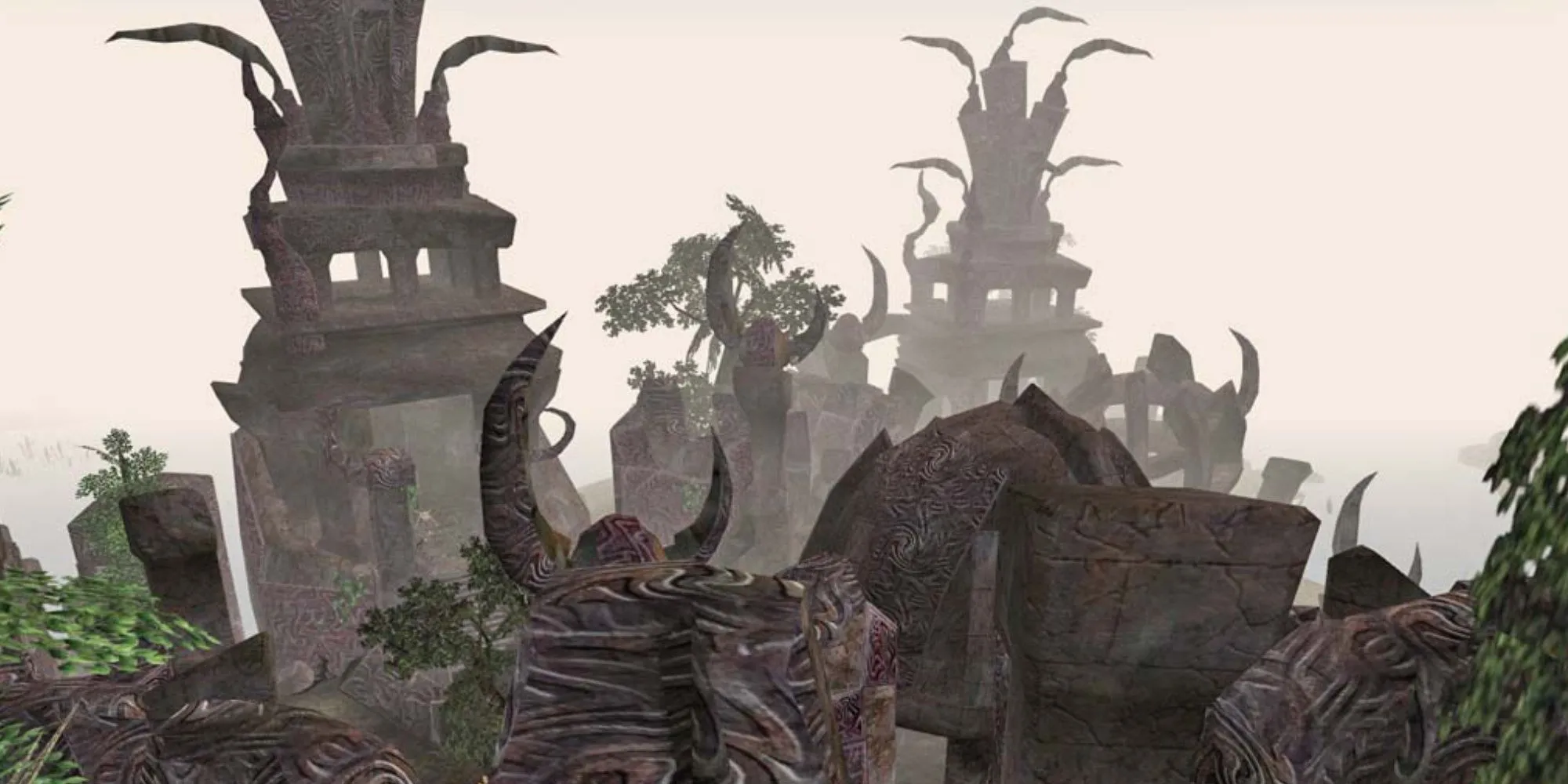 Tàn tích Daedric Ald Sotha trong Morrowind nơi Severa Magia ẩn náu khỏi hội Morag Tong