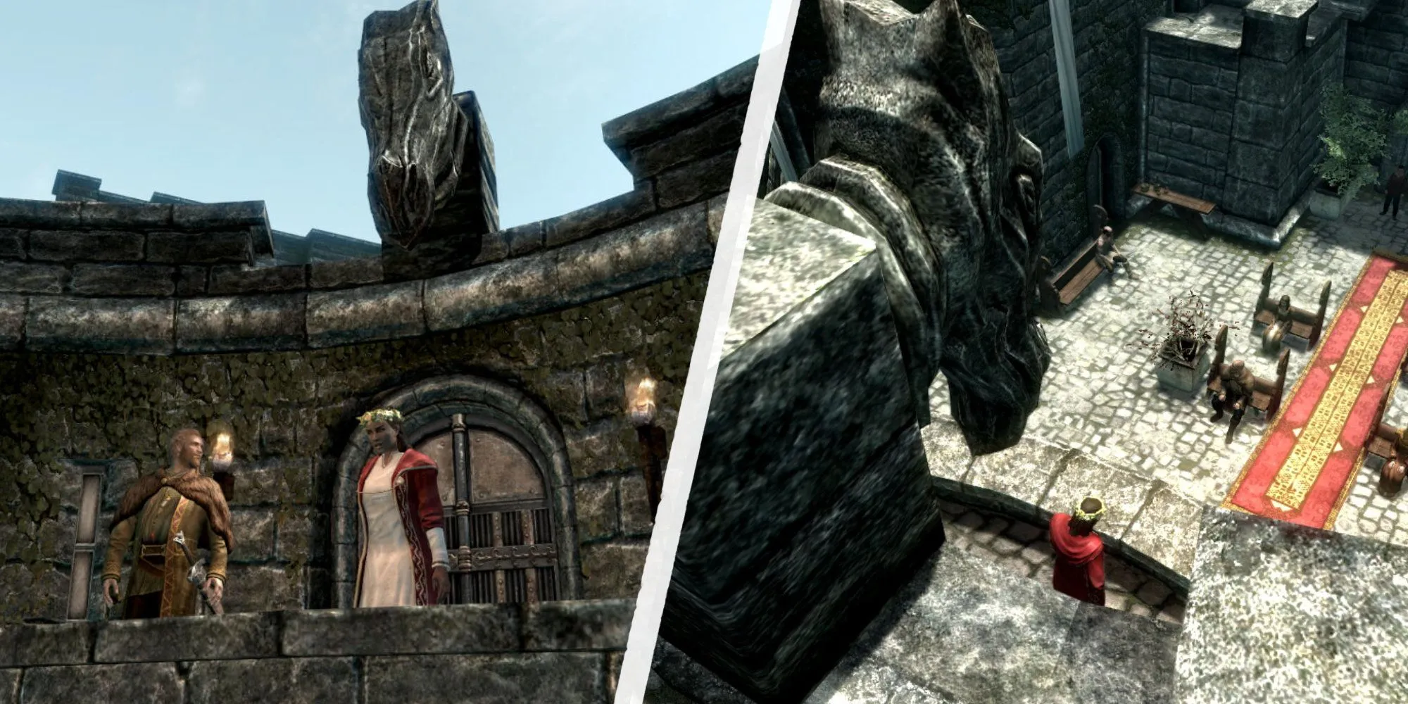 Thả tượng gargoyle xuống Vittoria Vici trong đám cưới của cô ấy để ám sát cho Dark Brotherhood