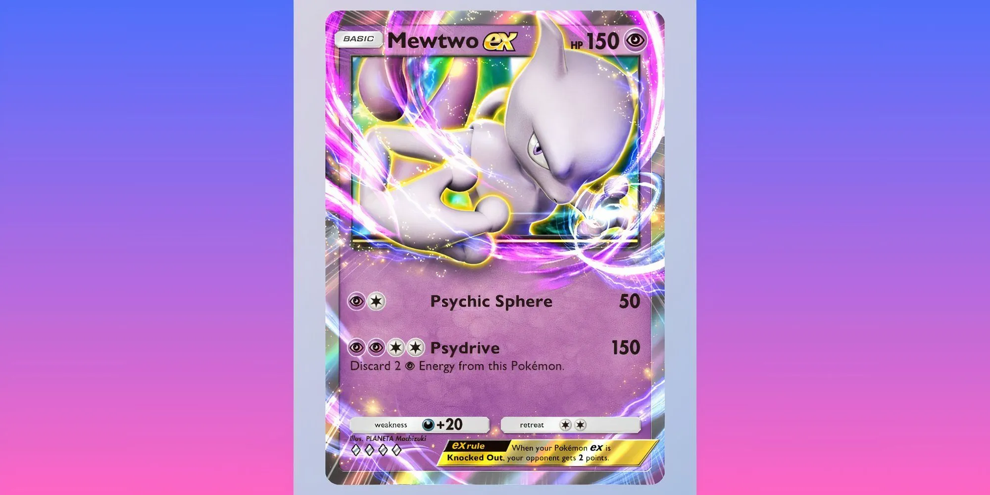 Thẻ bài Mewtwo EX trong Pokemon TCG Pocket - Pokémon chủ lực hệ Tâm Linh