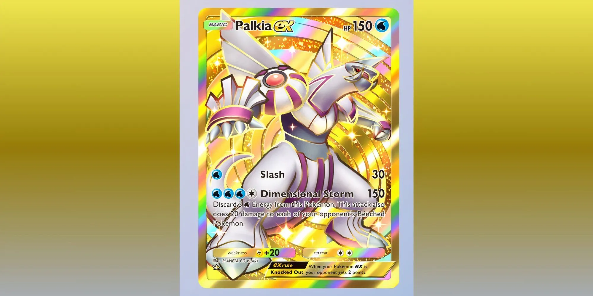 Thẻ bài Palkia EX trong Pokemon TCG Pocket - Pokémon chủ lực hệ Nước