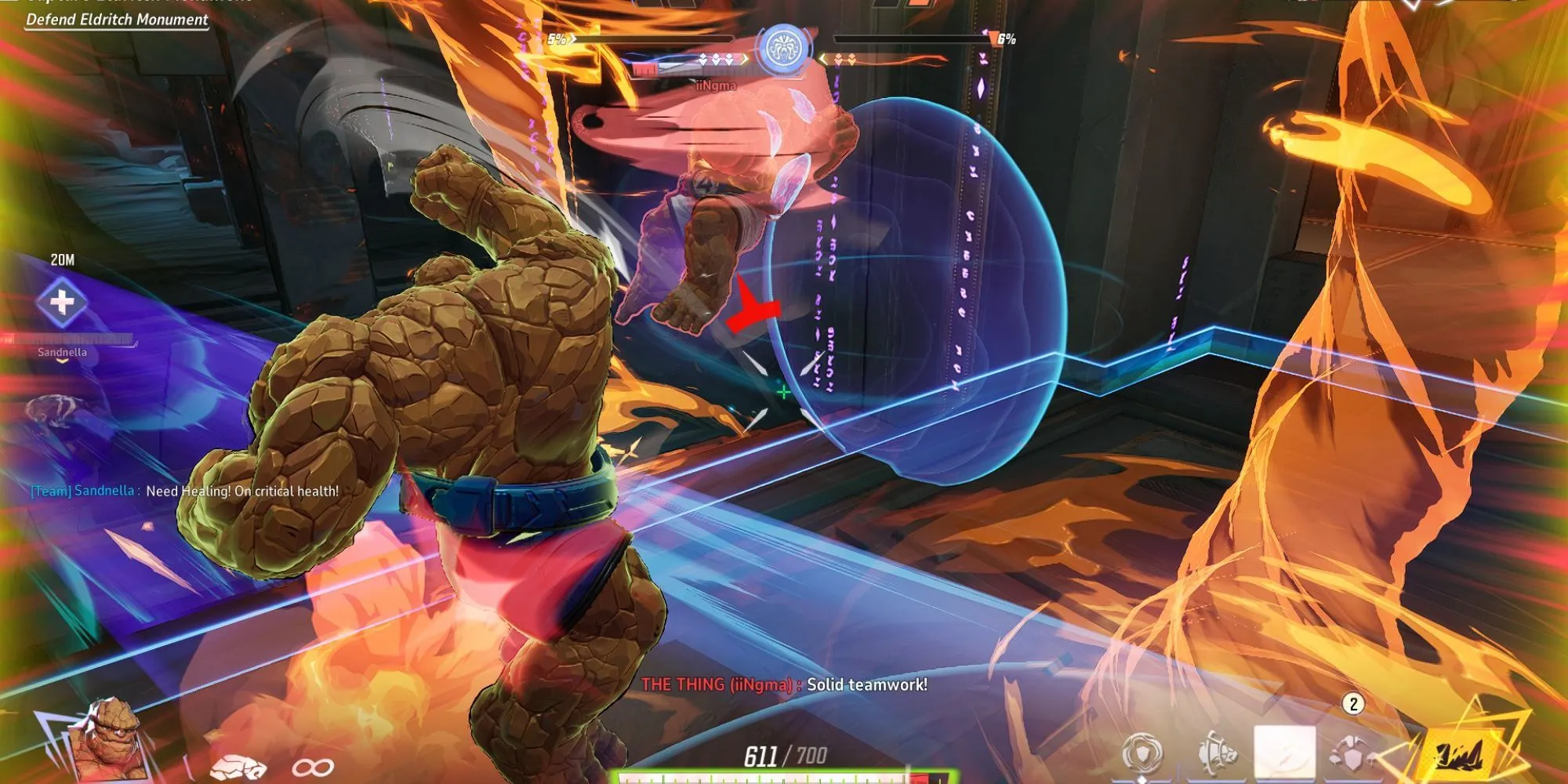 The Thing trong Marvel Rivals thể hiện sức mạnh với bộ kỹ năng Vanguard