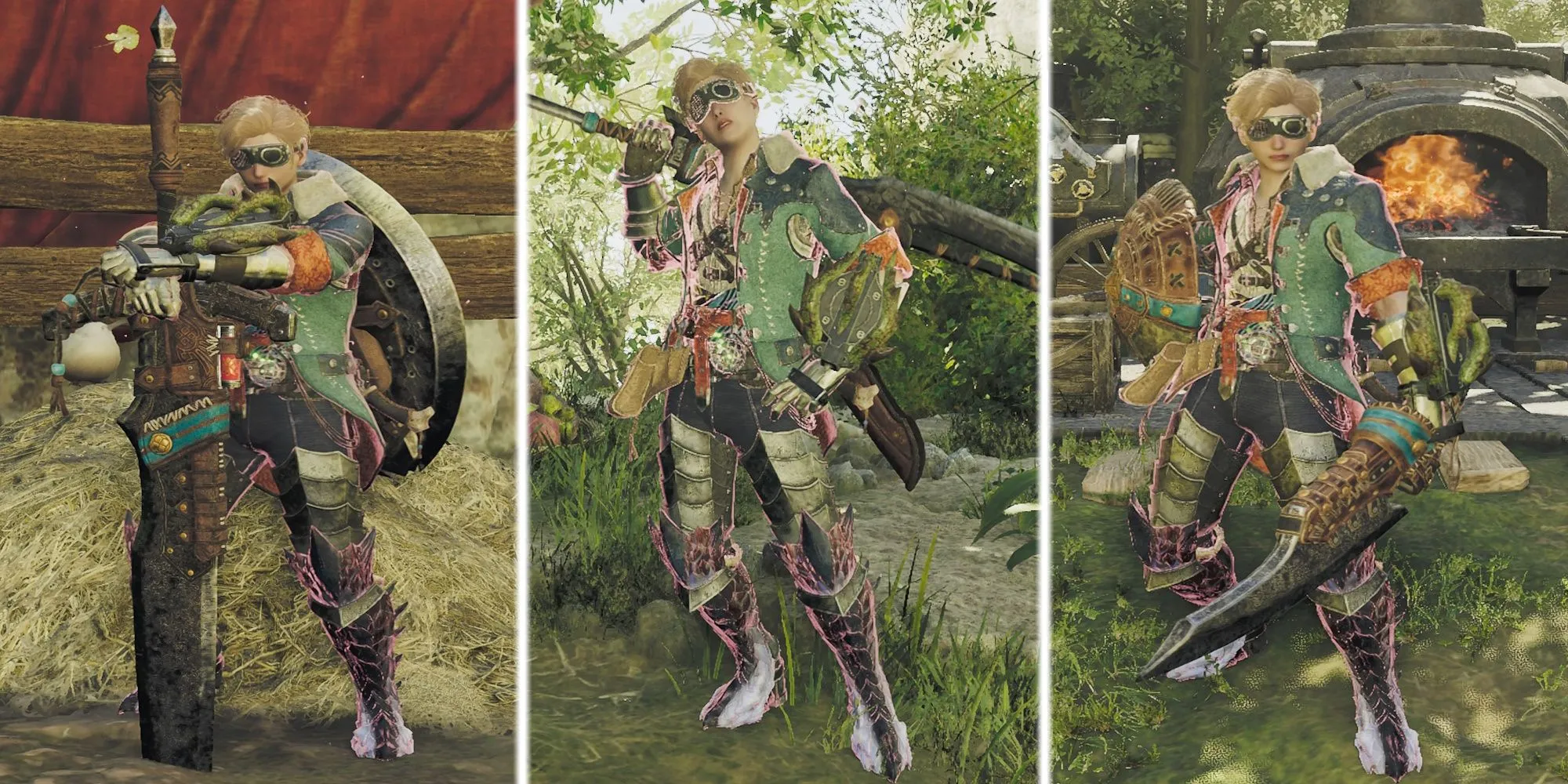 Thẻ tiêu đề cho các tổ hợp vũ khí trong Monster Hunter Wilds