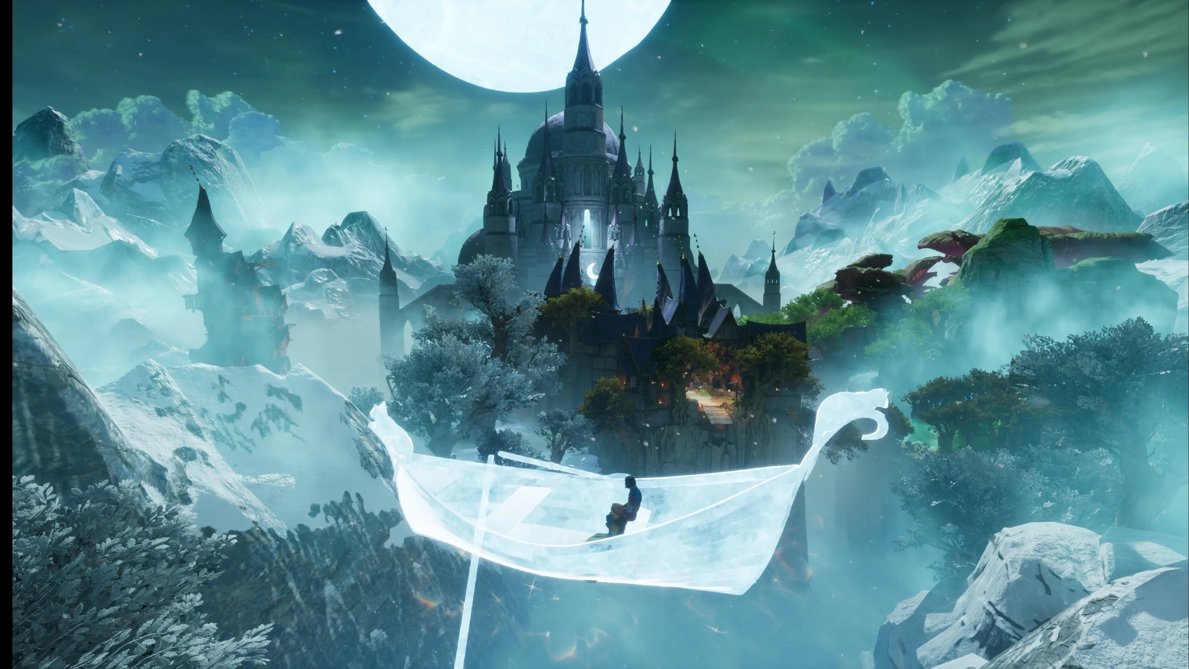 Thị trấn Moon Market huyền ảo trong game Split Fiction