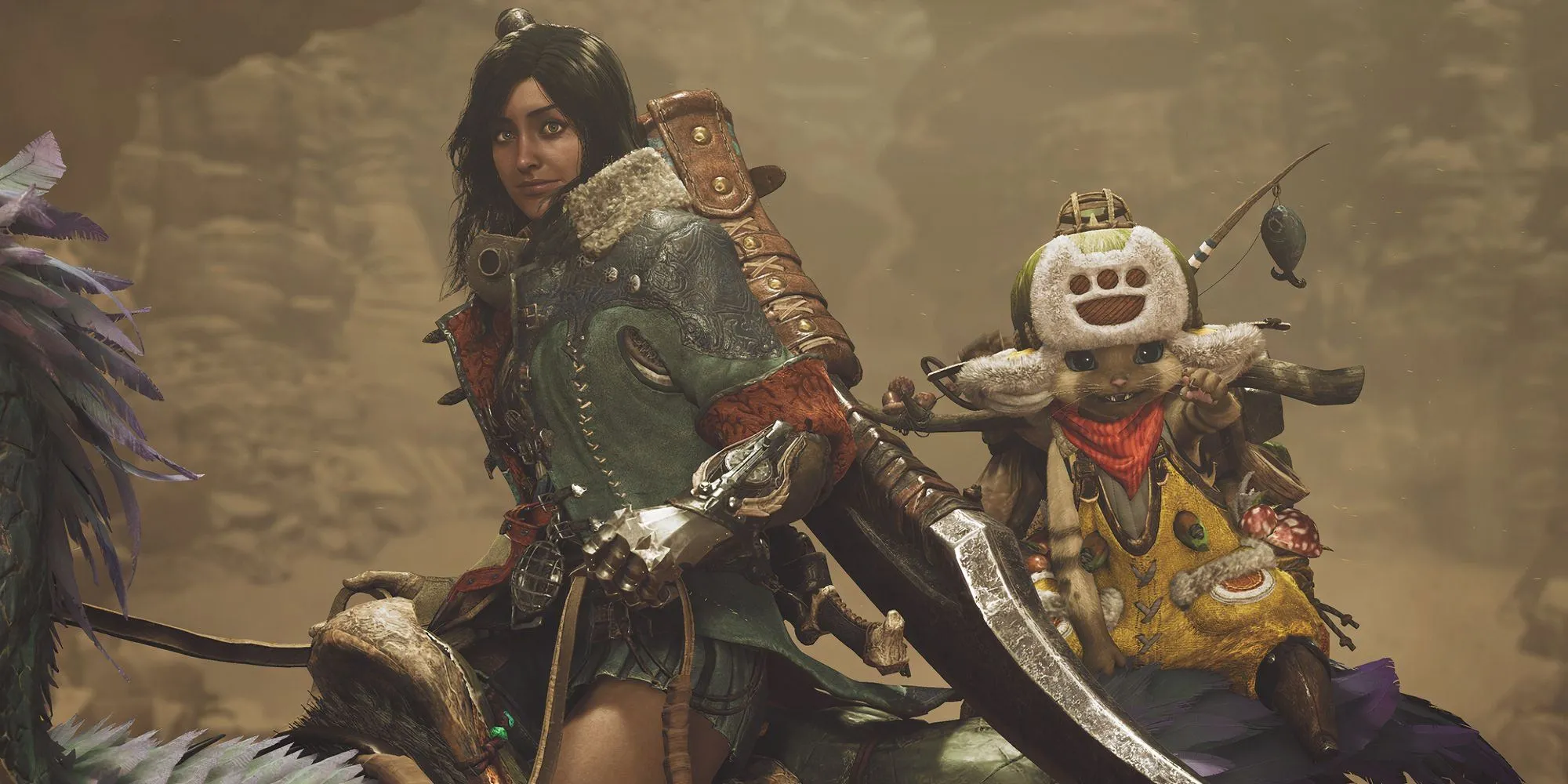 Thợ săn trong Monster Hunter Wilds đạt cấp độ tối đa với bộ trang bị mạnh mẽ