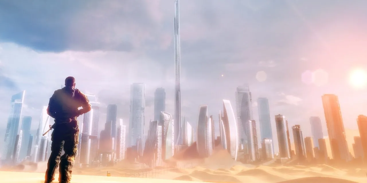 Toàn cảnh thành phố Dubai hoang tàn trong game bắn súng Spec Ops The Line