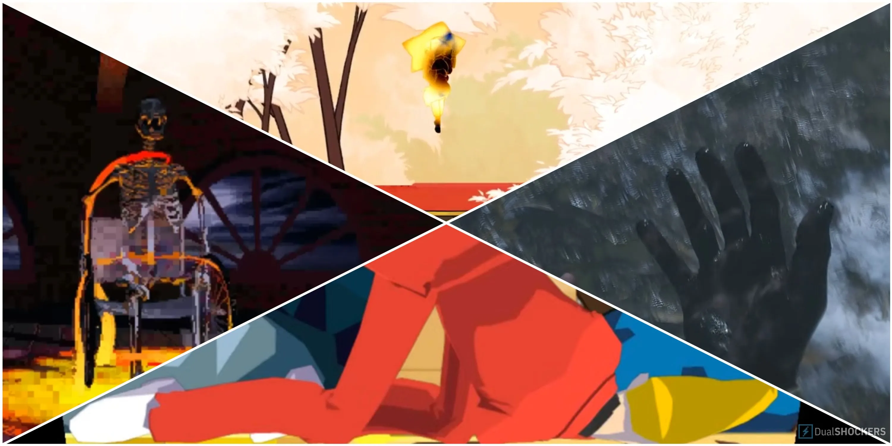 Tổng hợp hình ảnh từ các tựa game nổi bật nơi người chơi hóa thân thành ma hoặc tương tác với thế giới tâm linh