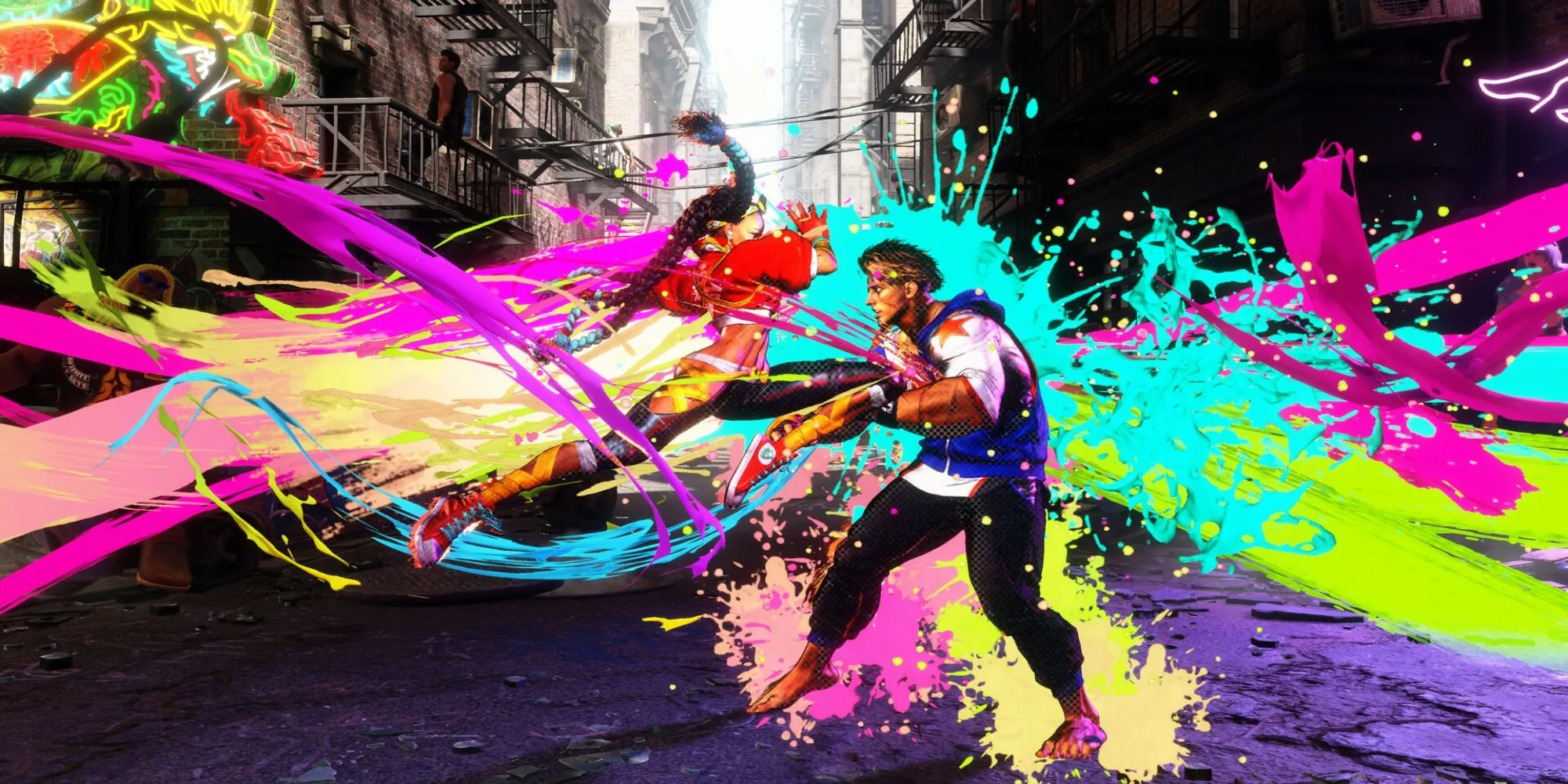 Trận chiến nảy lửa giữa các đấu sĩ trong Street Fighter 6, game đối kháng đỉnh cao với cơ chế chuyên sâu