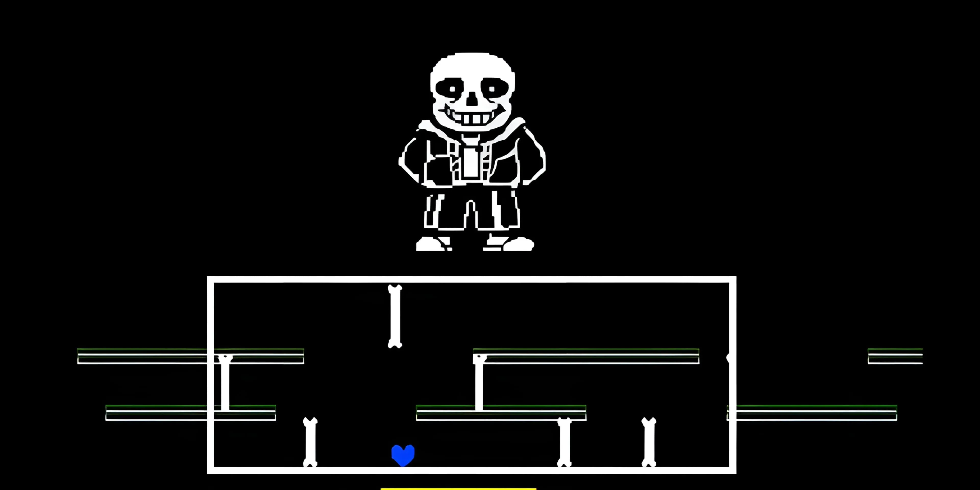 Trận đấu trùm căng thẳng với Sans trong Undertale