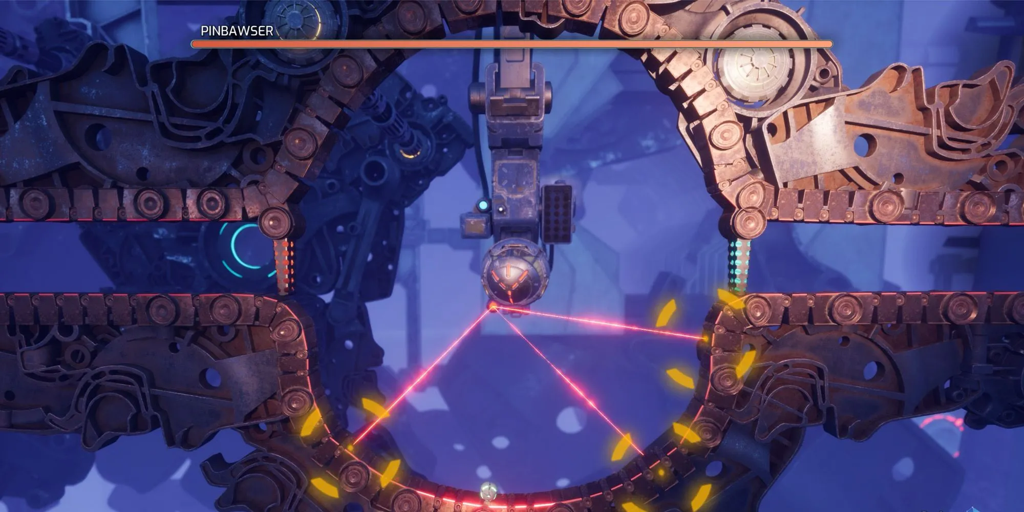 Trùm PINBAWSER trong Split Fiction với tạo hình máy pinball khổng lồ