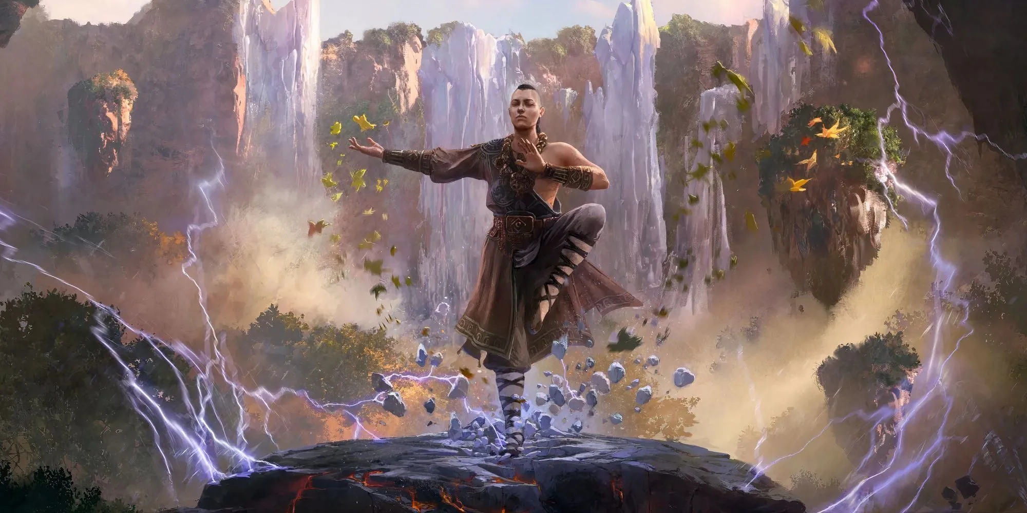 Tu sĩ Invoker Path of Exile II tung chiêu Ice Strike