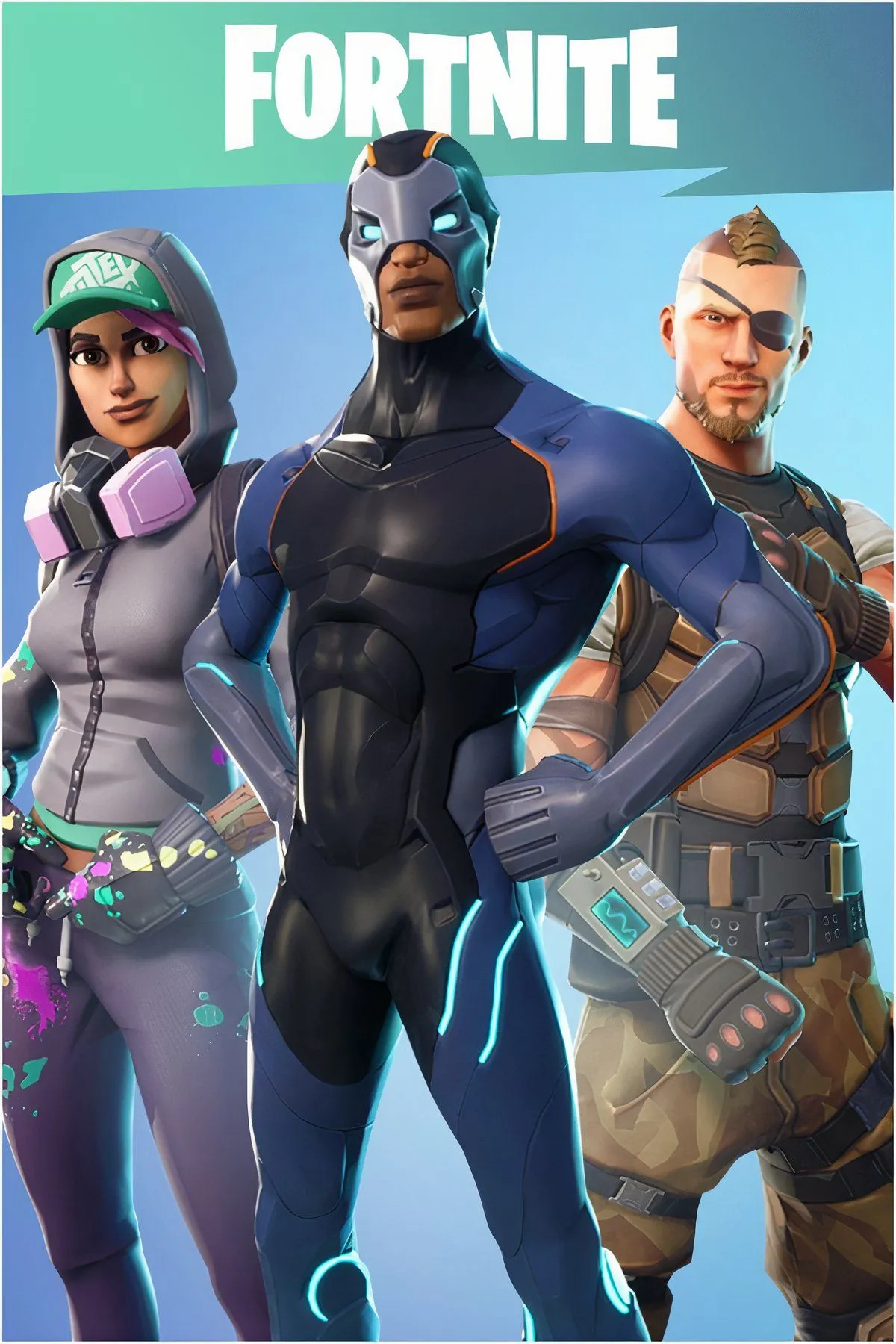 Tuyển tập các nhân vật và skin nổi bật, đánh dấu sự trở lại của Fortnite trên nền tảng iOS sau 5 năm vắng bóng