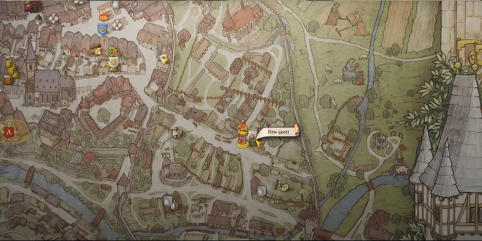 Vị trí quán rượu Hole in the Wall trong Kingdom Come Deliverance 2