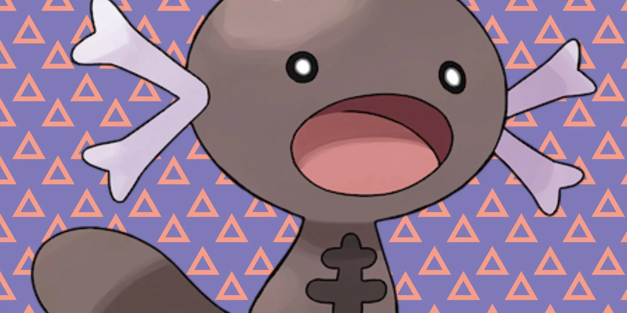 Wooper dạng Paldea, biến thể hệ Độc và Đất, đứng trên nền trắng