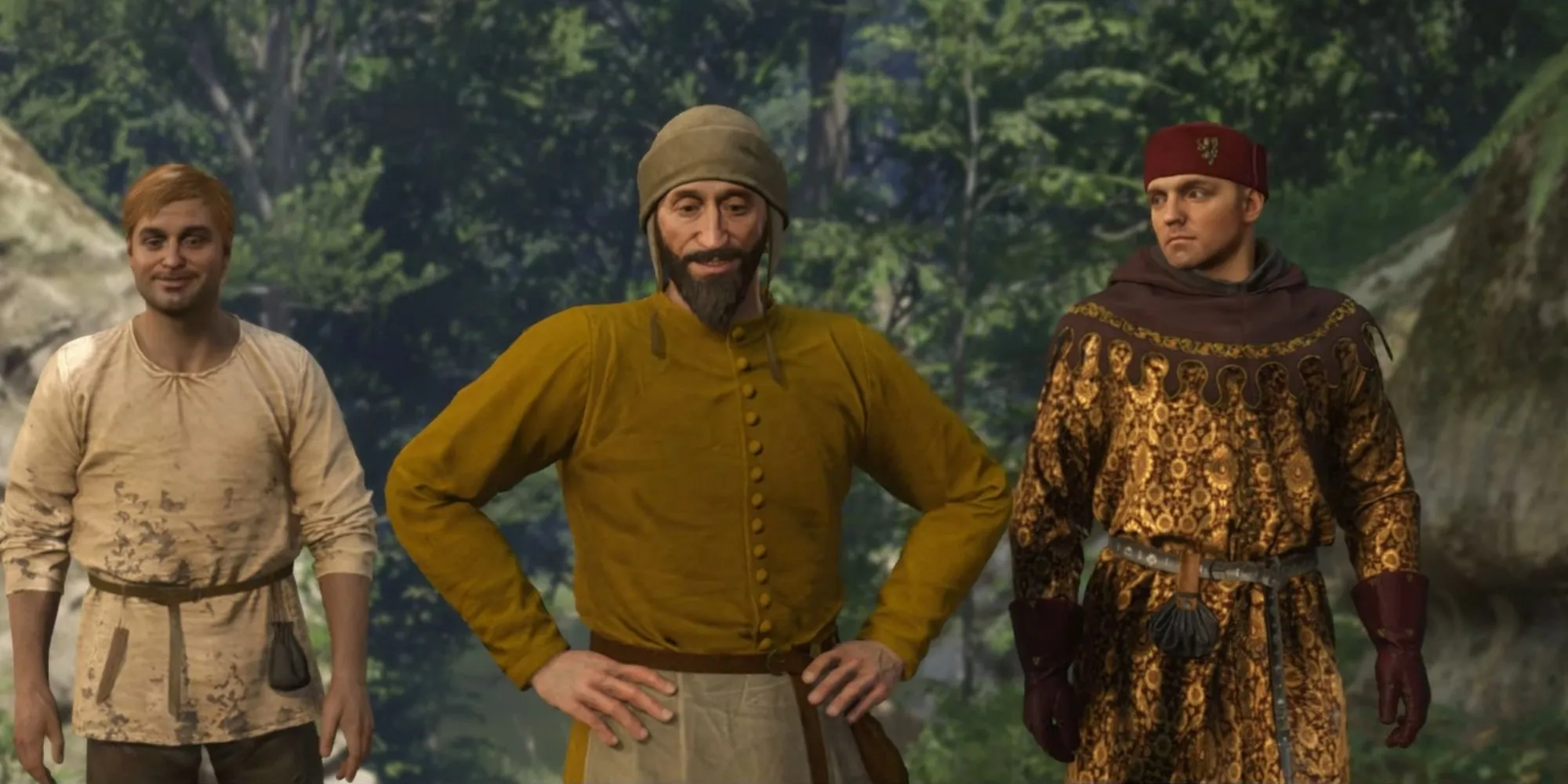 Xay lúa Kreyzl với vẻ mặt mờ ám trong Kingdom Come Deliverance 2