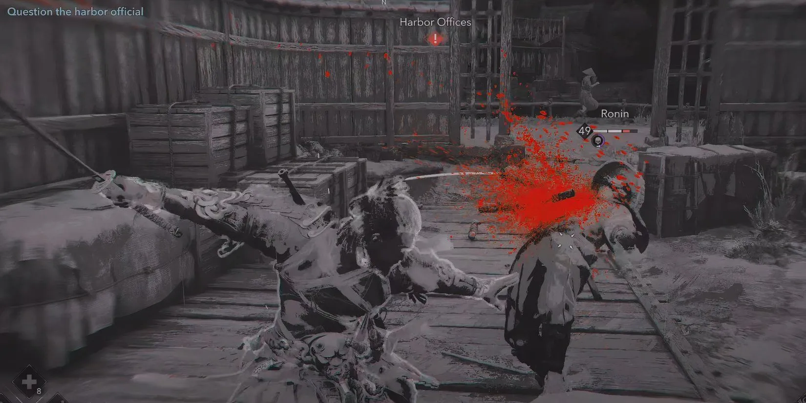 Yasuke dọn dẹp bến cảng