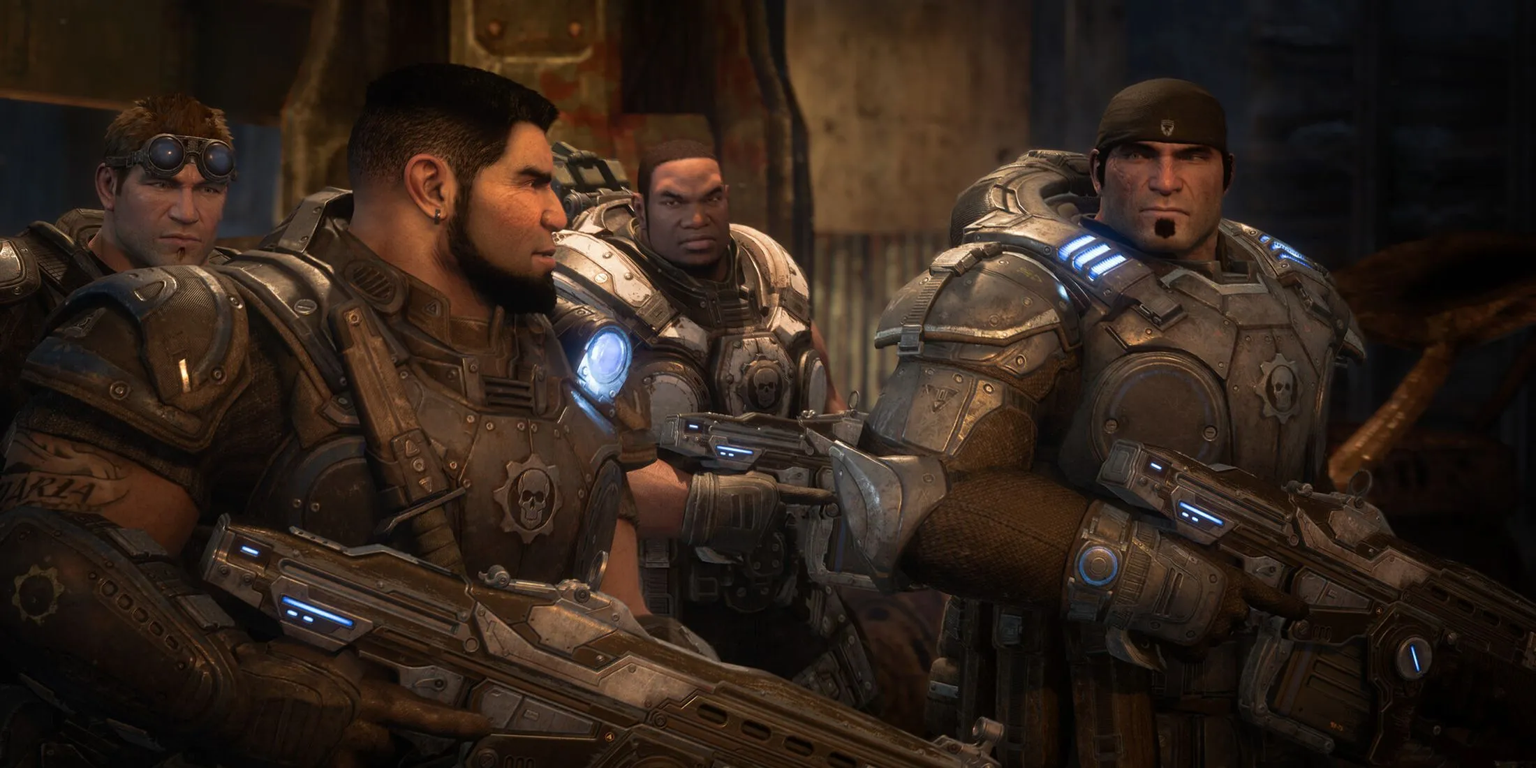 Các nhân vật chính trong game Gears of War: Reloaded