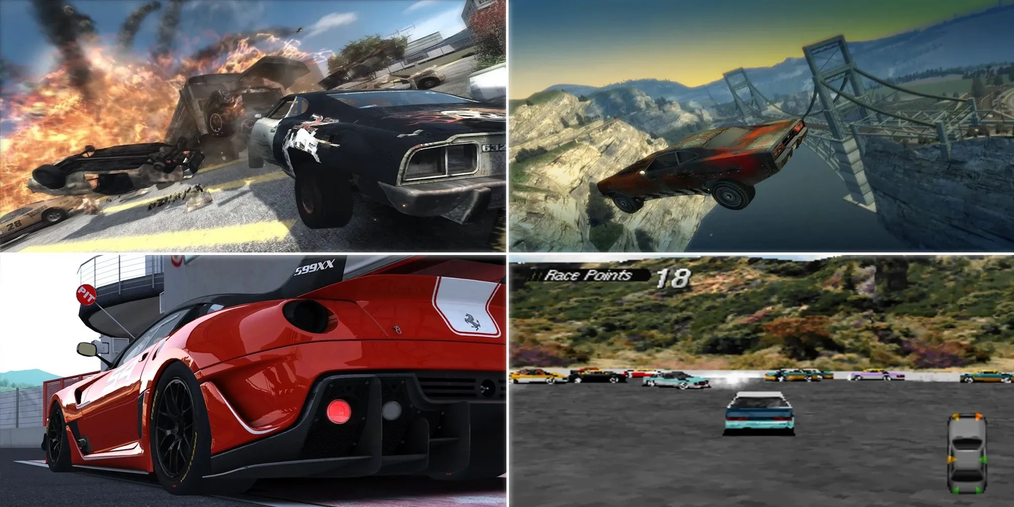 Đua xe với các loại đường đua độc đáo trong game đua xe