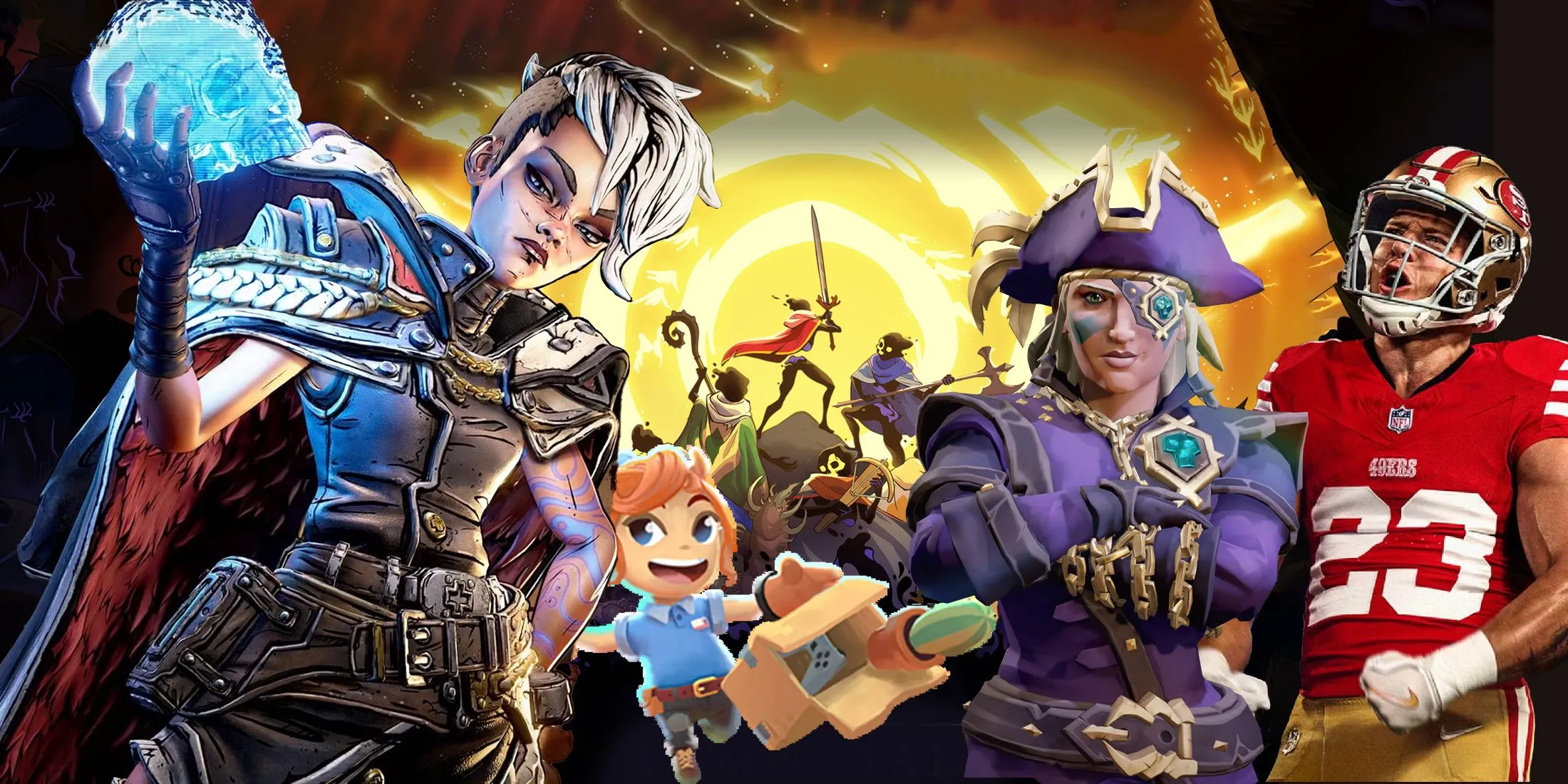 Hình ảnh tổng hợp các game hay hỗ trợ chơi đa nền tảng trên Xbox Game Pass