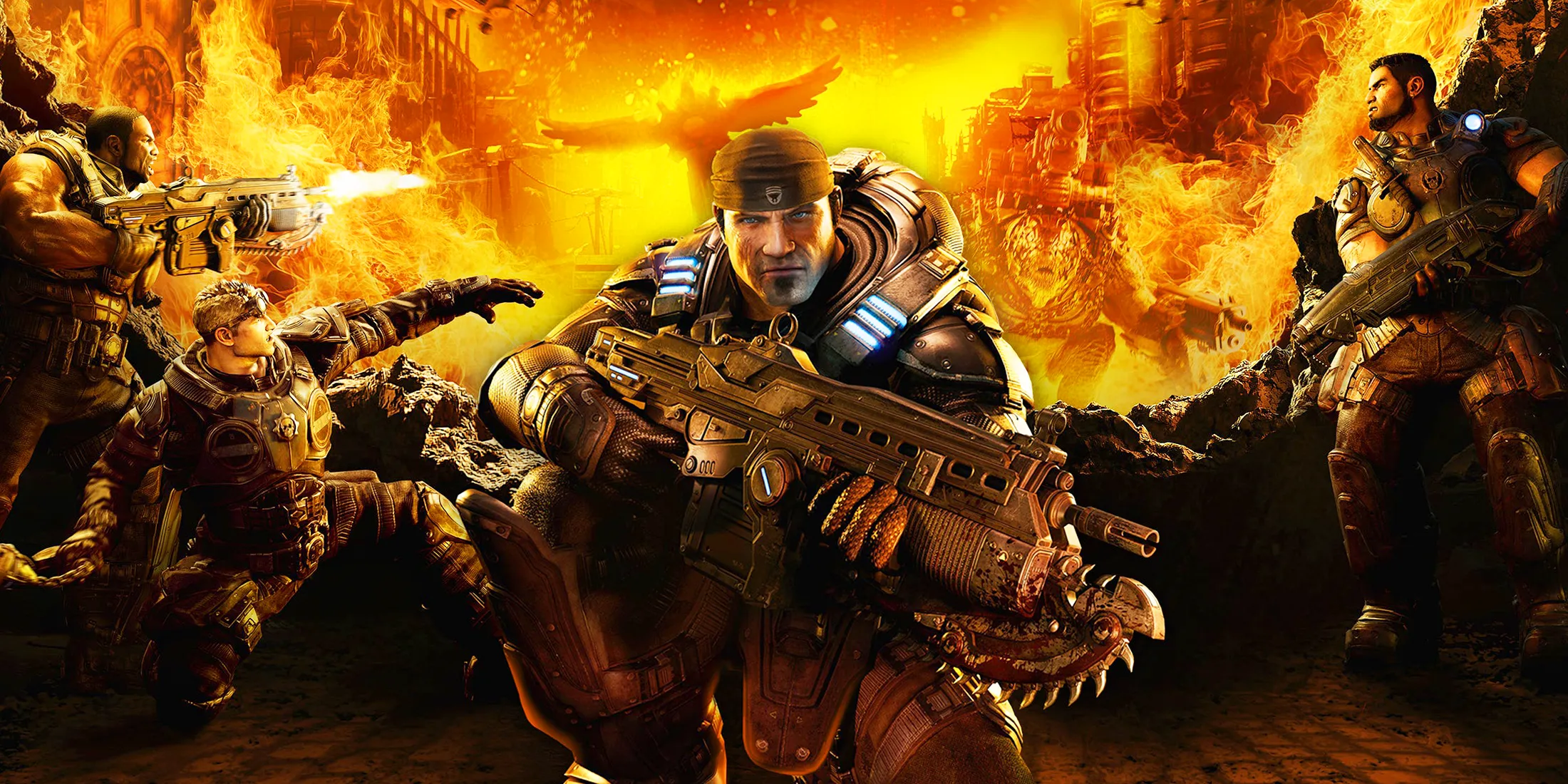 Hộp đĩa vật lý của game Gears of War: Reloaded cho PlayStation 5