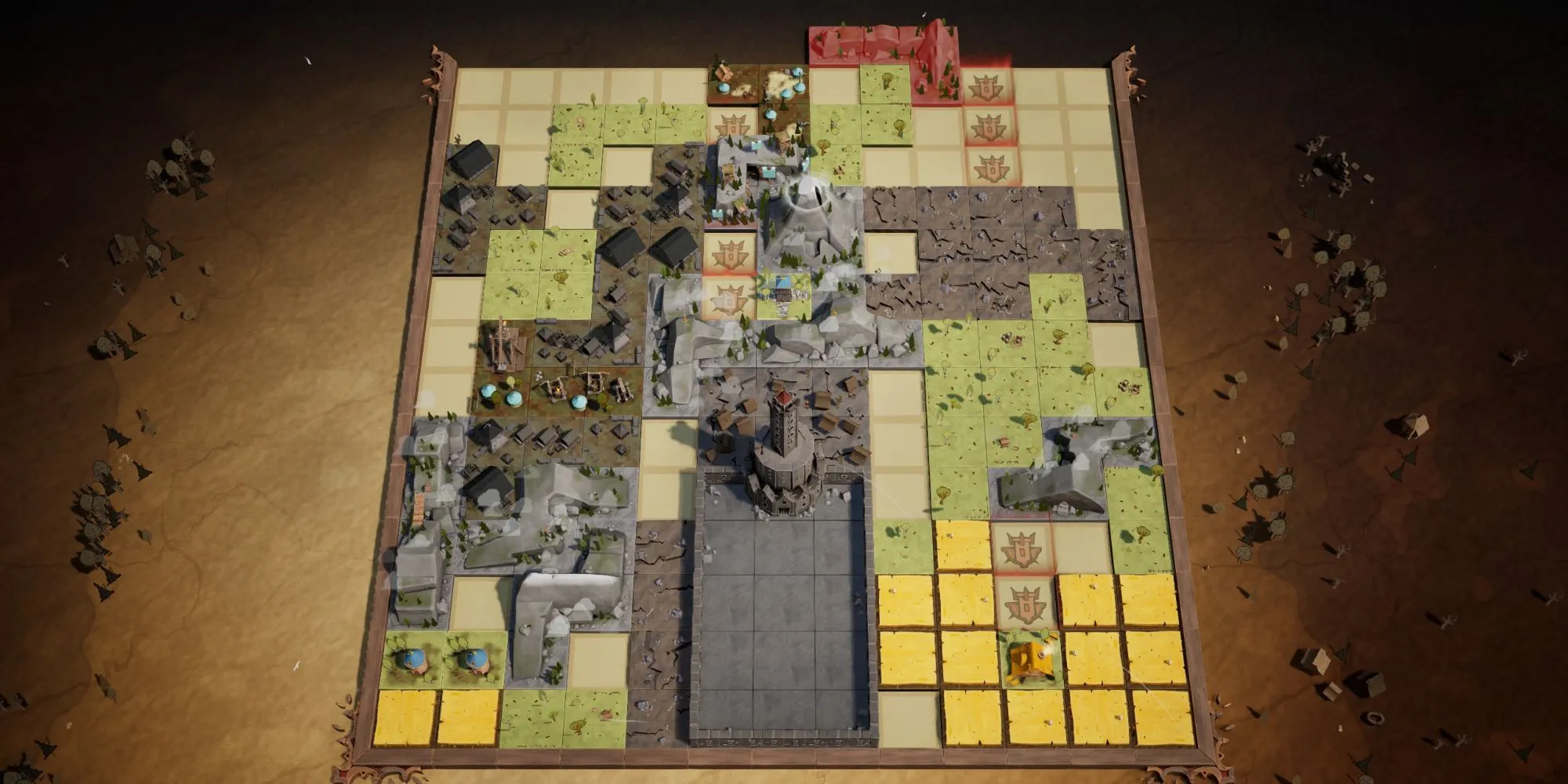 Màn hình chiến đấu trùm với The Dungeon trong Drop Duchy
