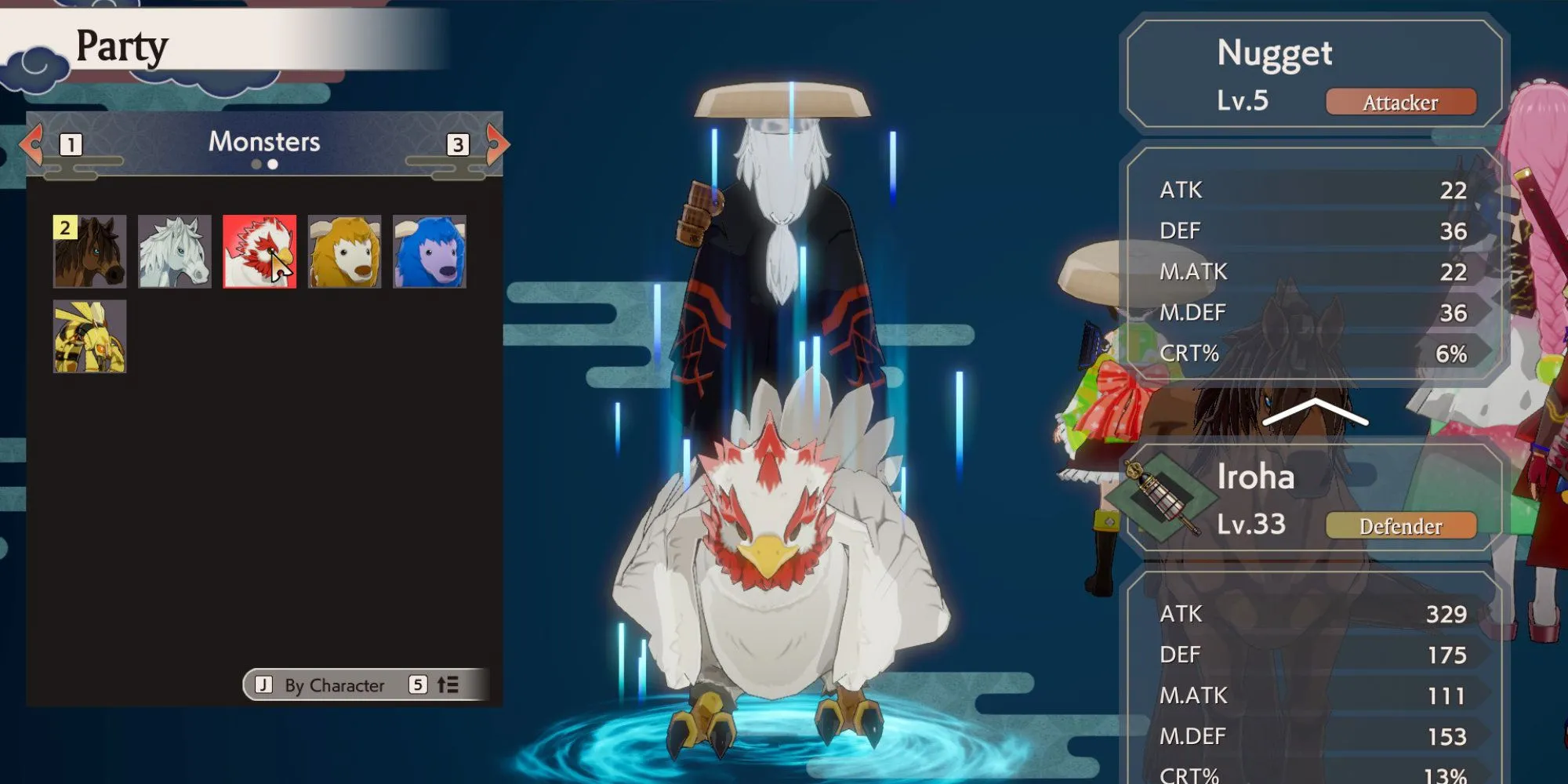 Một con quái vật Cluckadoo trong Rune Factory Guardians of Azuma.