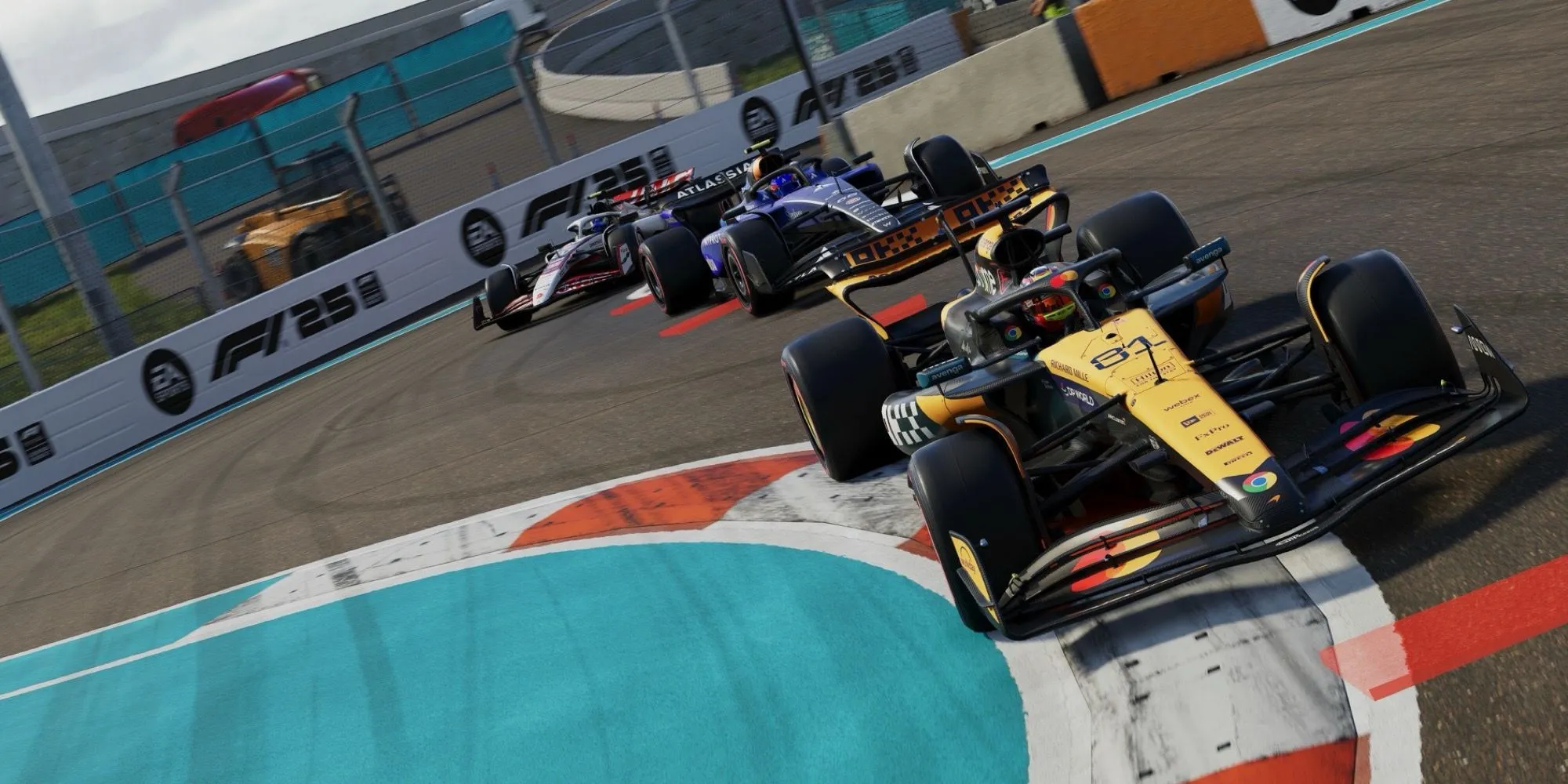 Oscar Piastri dẫn đầu Miami GP trong game F1 25