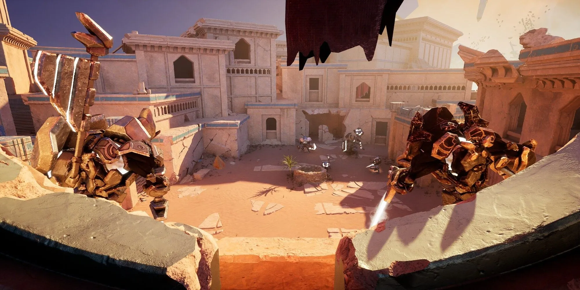 Đánh giá Empyreal: Một Bước Khởi Đầu Đầy Hứa Hẹn Của Silent Games 1 Trưng bày Quadrant thứ hai với các automaton đang đi lại