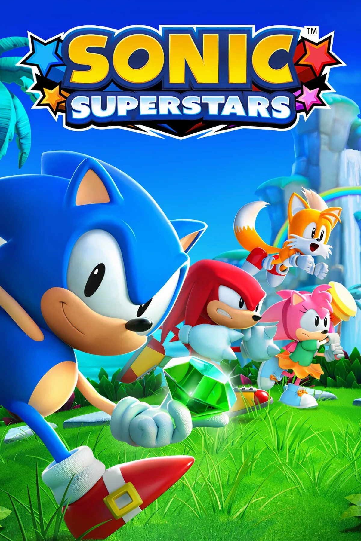 Ảnh bìa Sonic Superstars, tựa game Sonic 2D với đồ họa tươi sáng