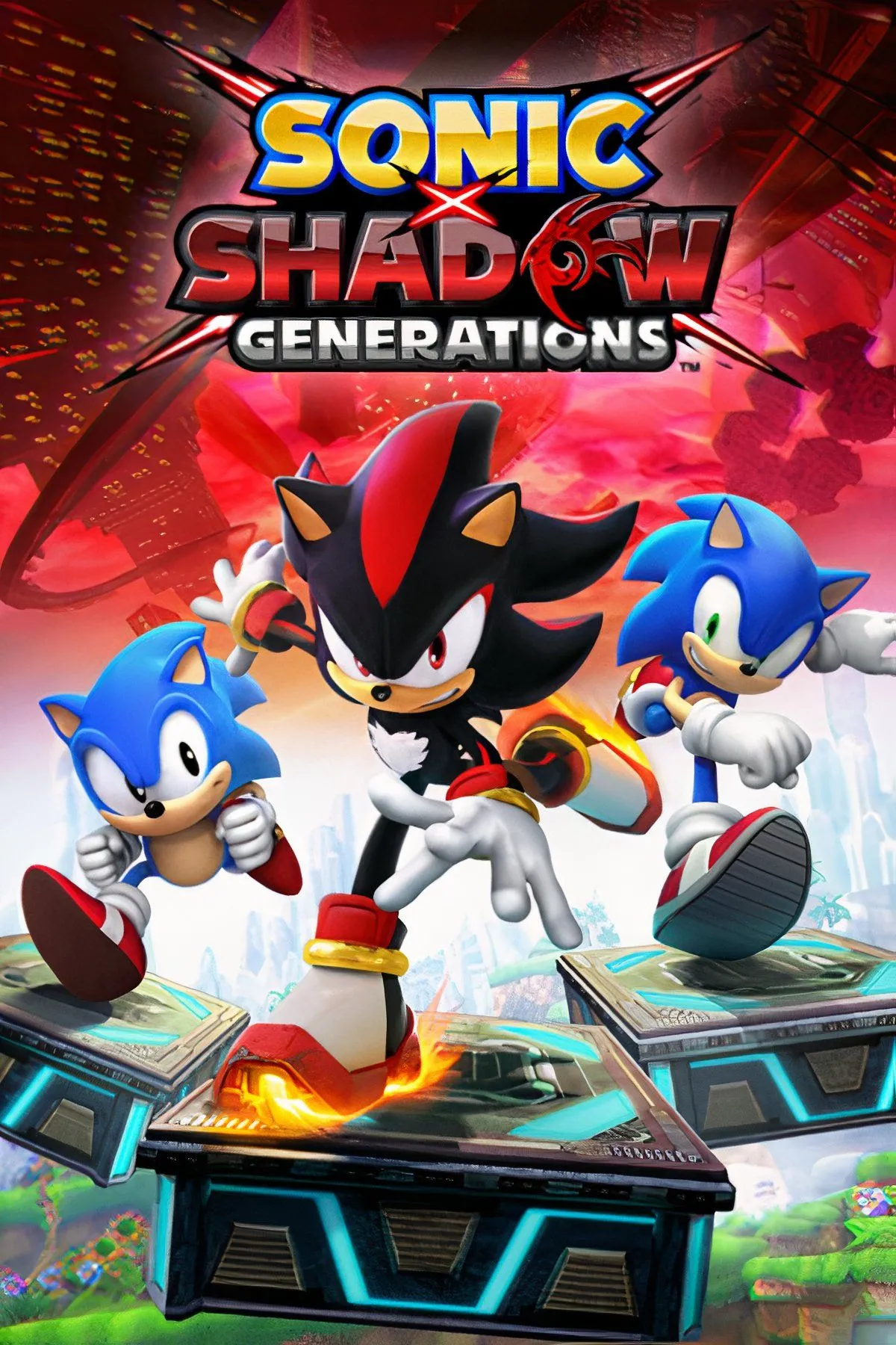 Ảnh bìa Sonic X Shadow Generations, tựa game remaster mang đến trải nghiệm kép cho fan