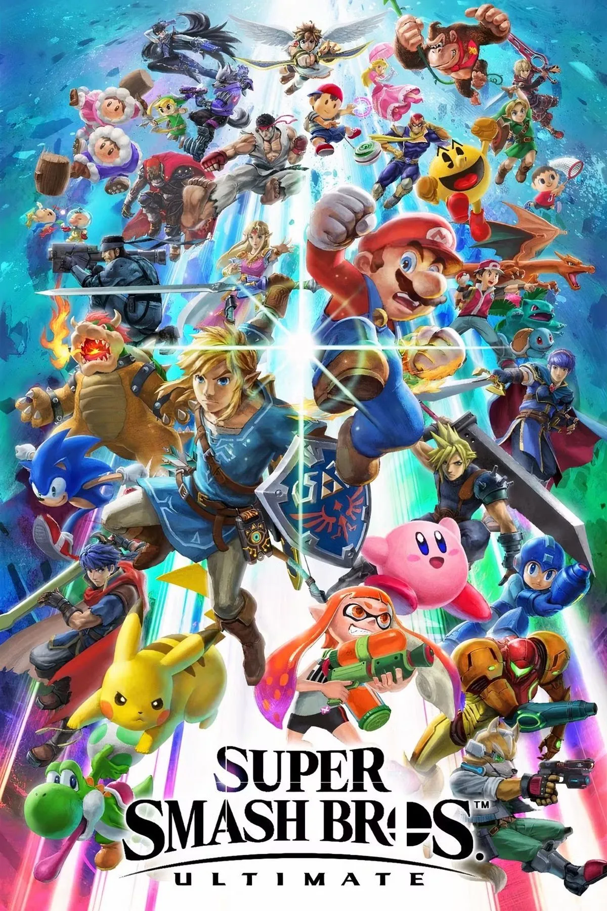 Ảnh bìa Super Smash Bros. Ultimate, game đối kháng nổi tiếng mà Scott Riccardi là game thủ