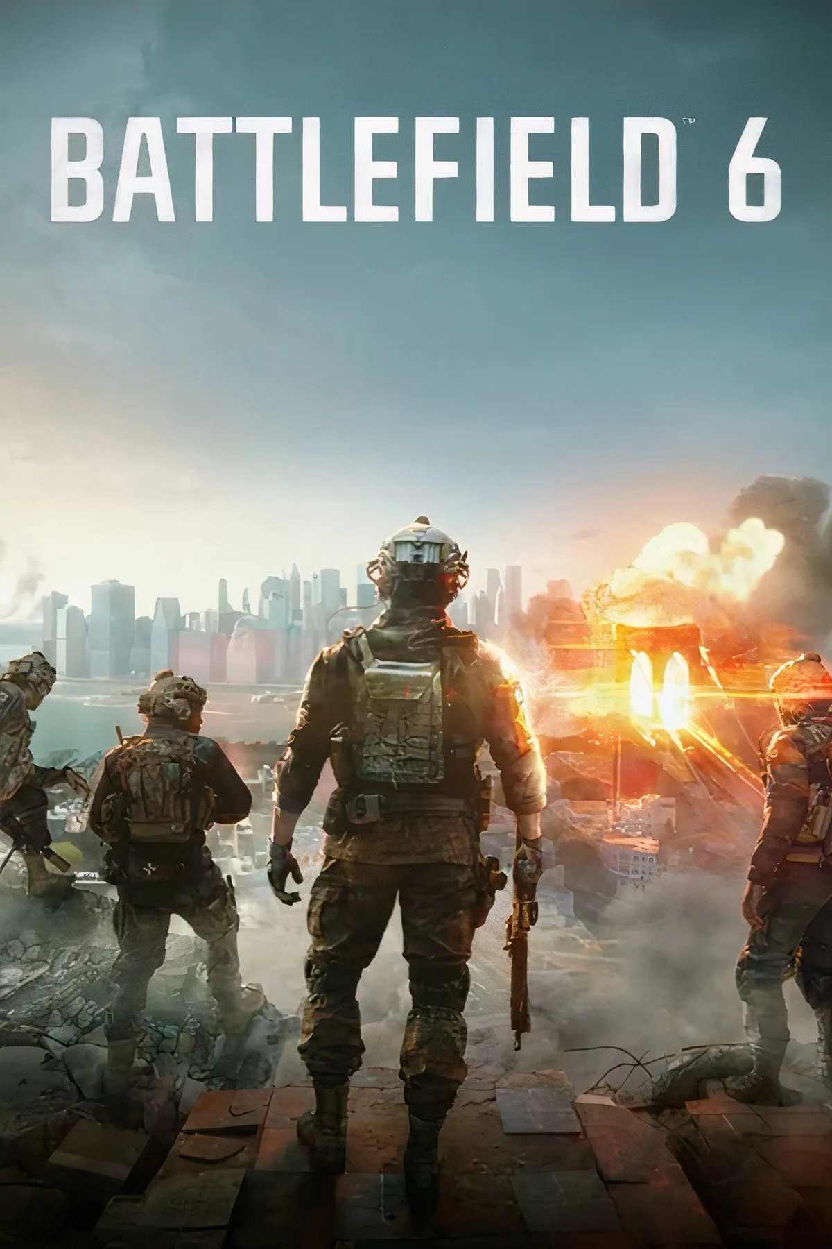 Ảnh bìa trang tag của Battlefield 6, đại diện cho bản chất đồ họa và quy mô của game