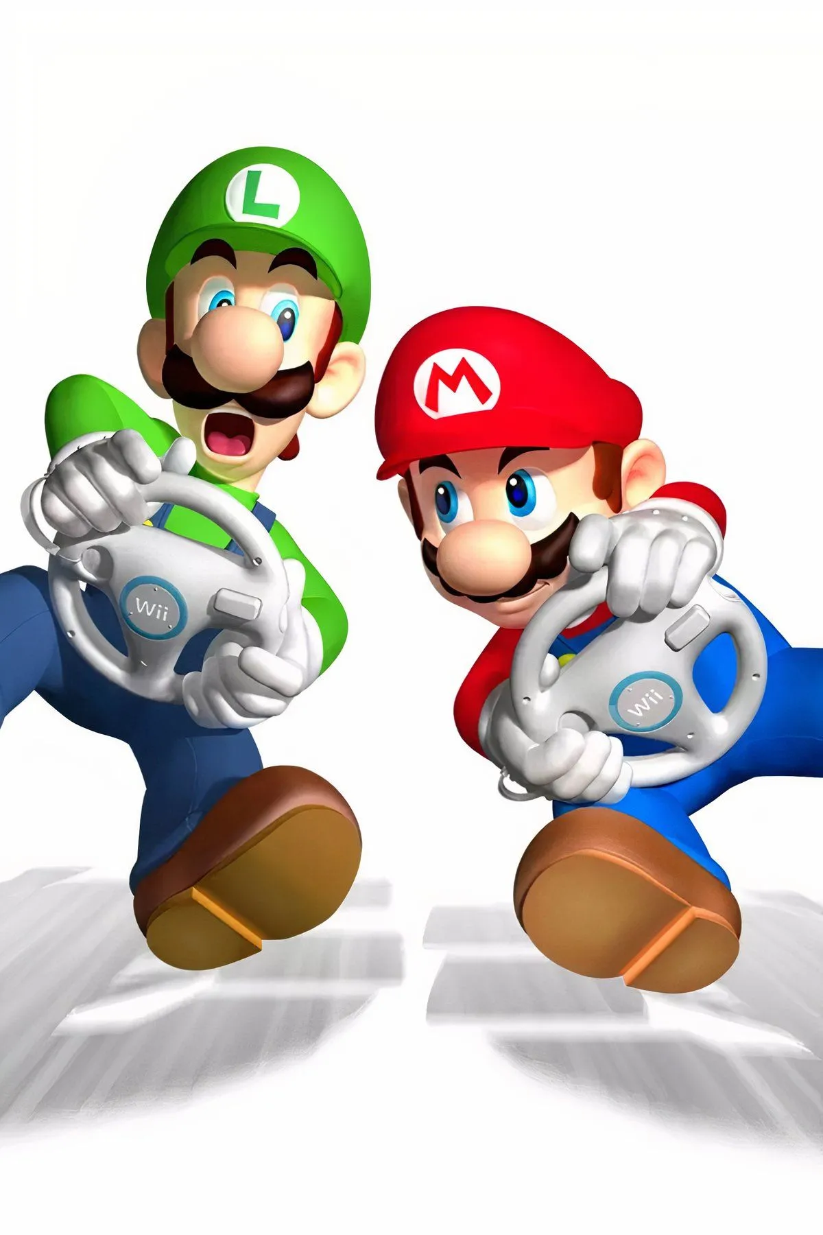 Bìa đĩa game Mario Kart Wii, thể hiện trải nghiệm đua xe vui nhộn với điều khiển chuyển động độc đáo trên hệ máy Wii.