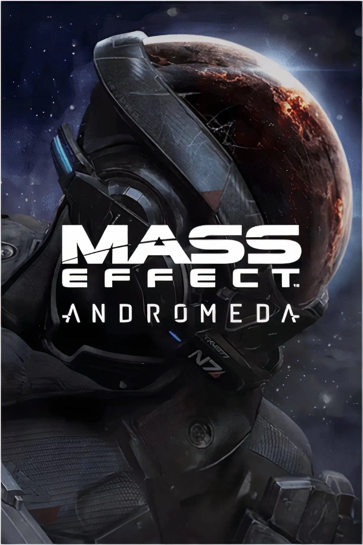 Bìa game Mass Effect Andromeda, một tựa game khoa học viễn tưởng cho phép hẹn hò đa nhân vật và khám phá vũ trụ mở.