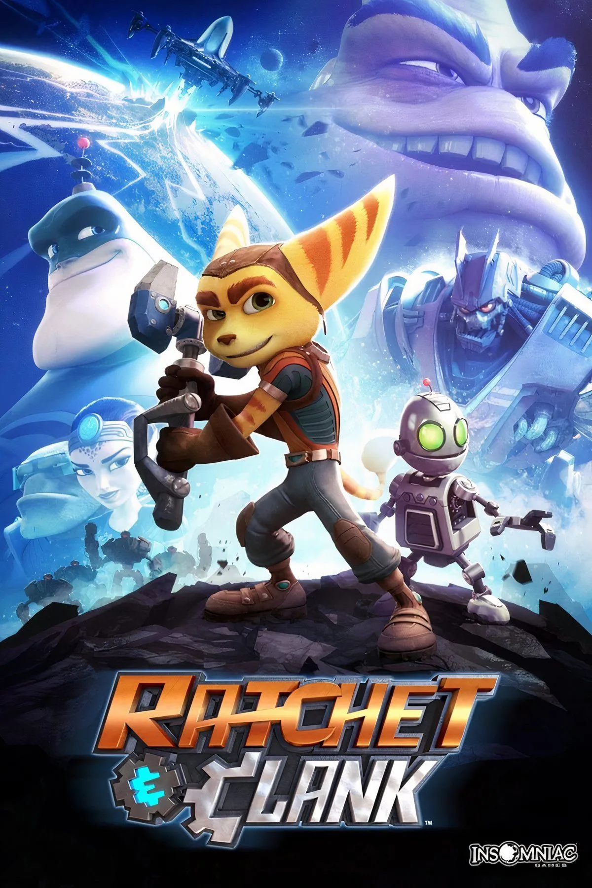 Bộ đôi Ratchet và Clank trong game remake năm 2016