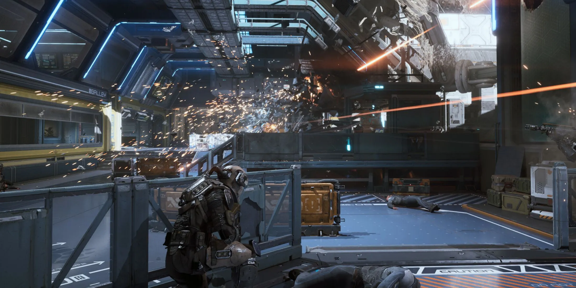 Cảnh quan vũ trụ rộng lớn trong The Expanse: Osiris Reborn, hé lộ môi trường chân thực và khắc nghiệt.
