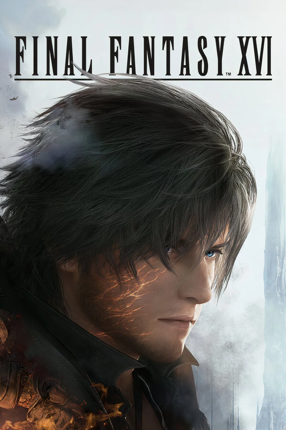 Clive Rosfield, nhân vật chính của Final Fantasy XVI, đang trong trận chiến đầy kịch tính, thể hiện đồ họa ấn tượng và lối chơi hành động của game.