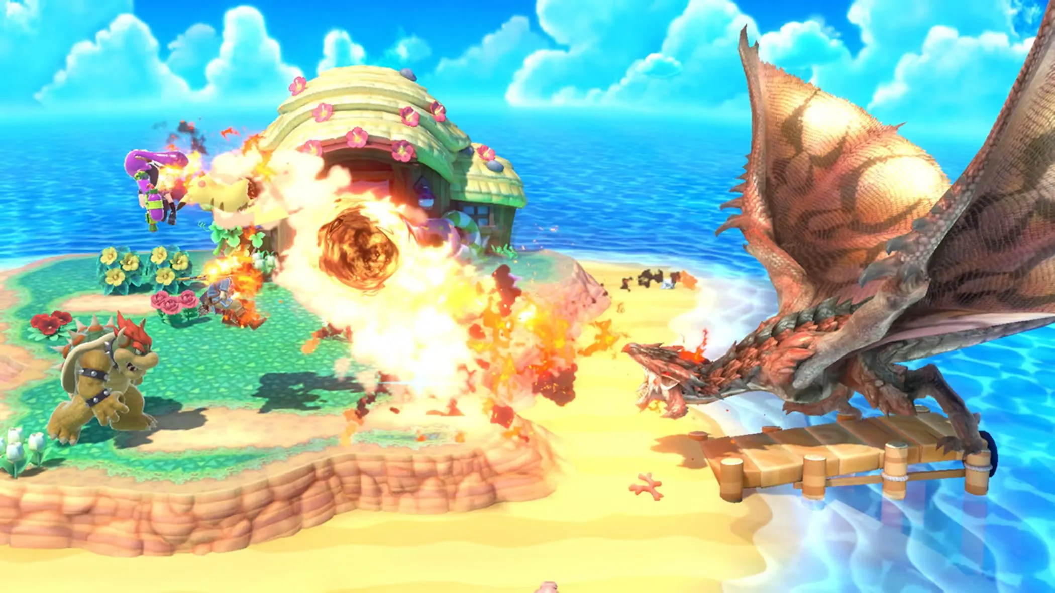 Đội hình các nhân vật đa dạng trong Super Smash Bros. Ultimate, biểu tượng cho sự hội tụ của các vũ trụ game.