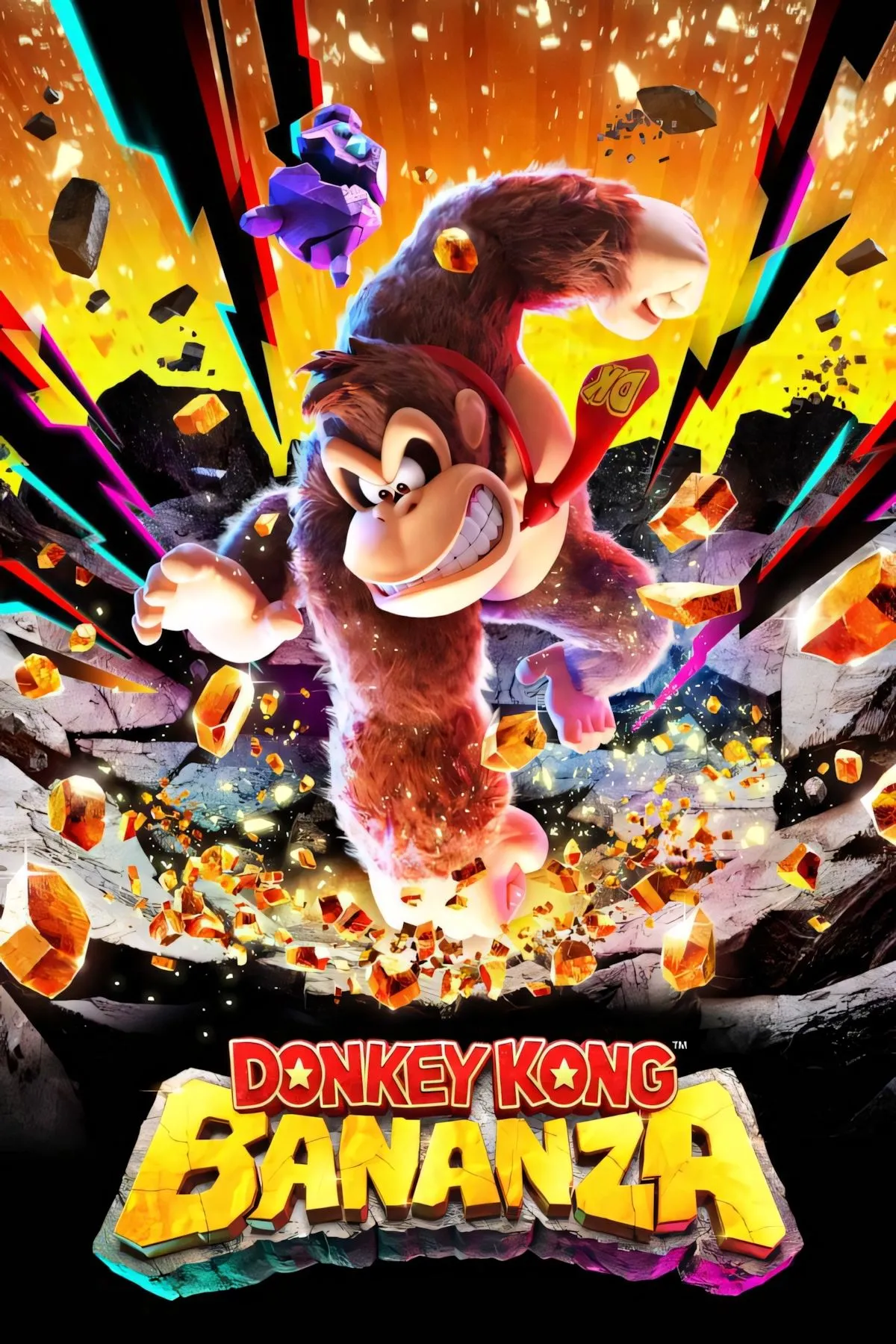 Donkey Kong Bananza: Minh họa nhân vật chính Donkey Kong trong thế giới game 3D đầy tính tương tác